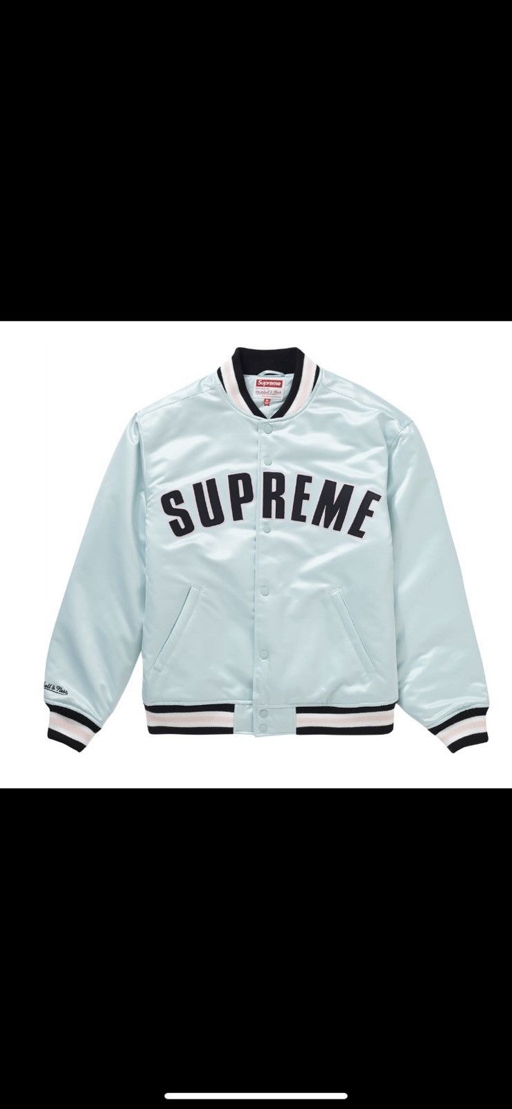 Supreme Mitchell Ness Satin | Grailed