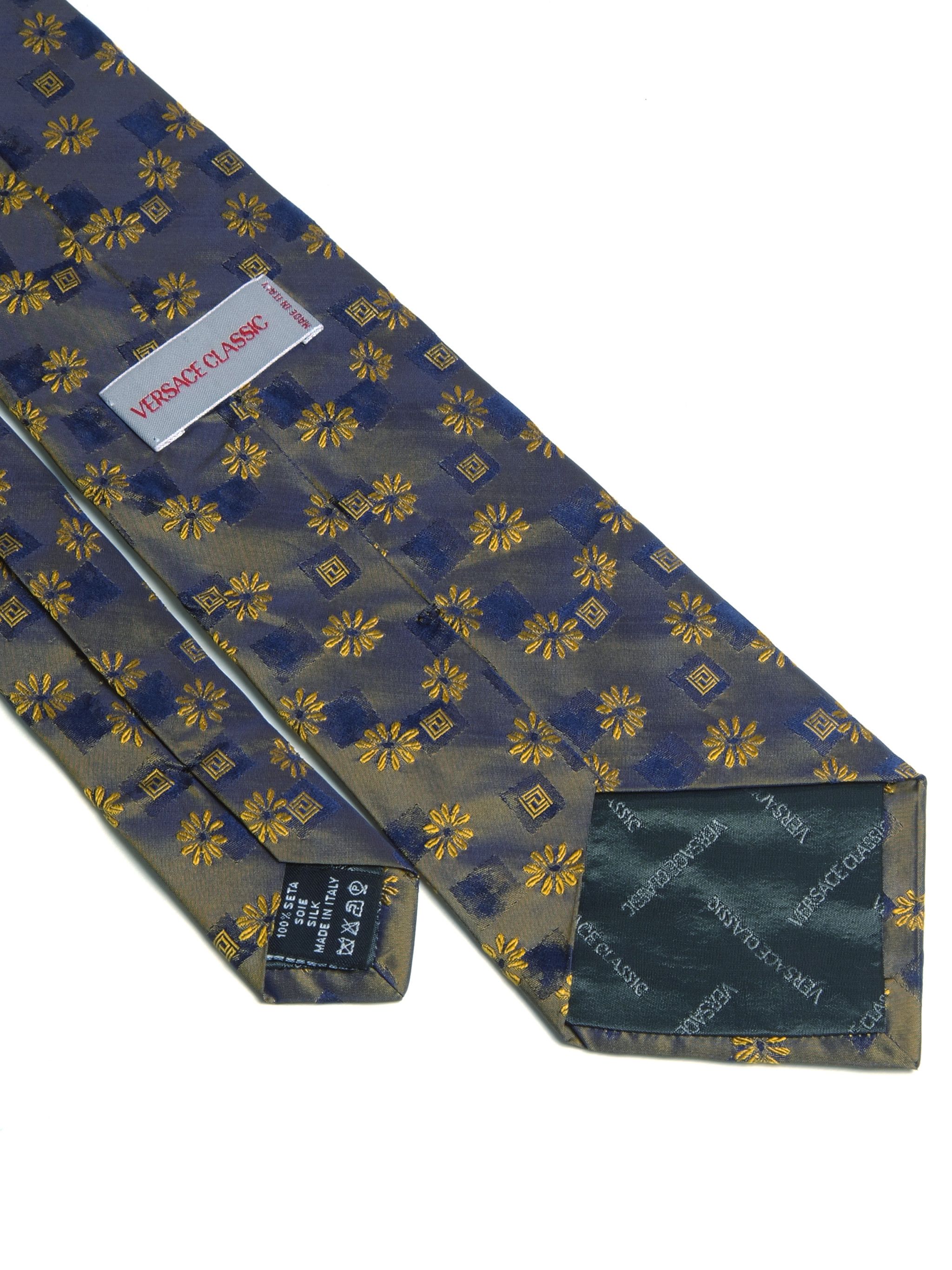 Versace × Vintage Lot of 7 Gianni Versace Medusa Vintage Silk Necktie Size ONE SIZE - 7 Thumbnail