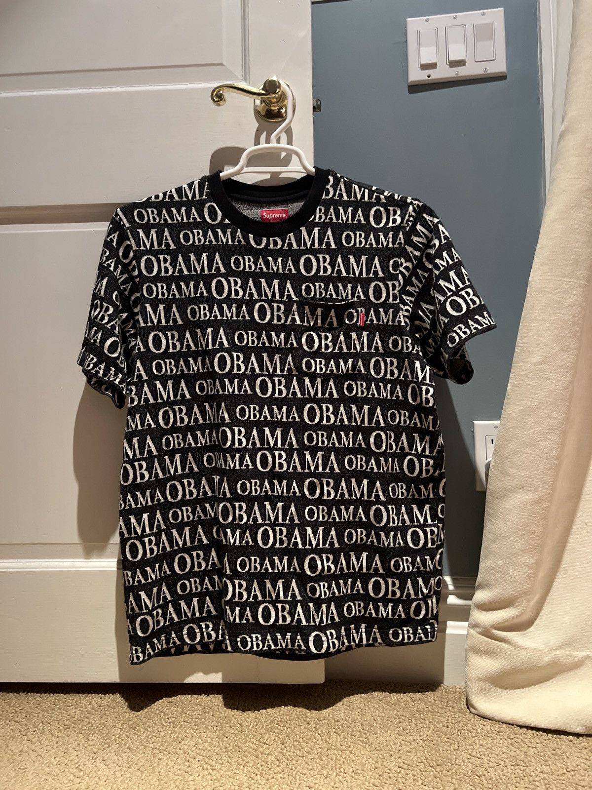 Supreme Obama Jacquard S/S Top Red