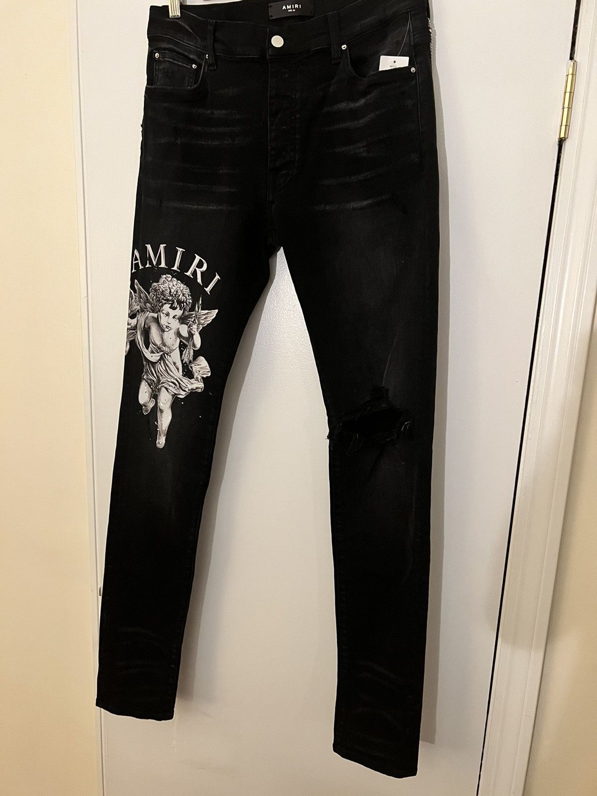 Amiri Black Amiri Cherub Denim Jeans Size US 34 / EU 50 - 1 Thumbnail