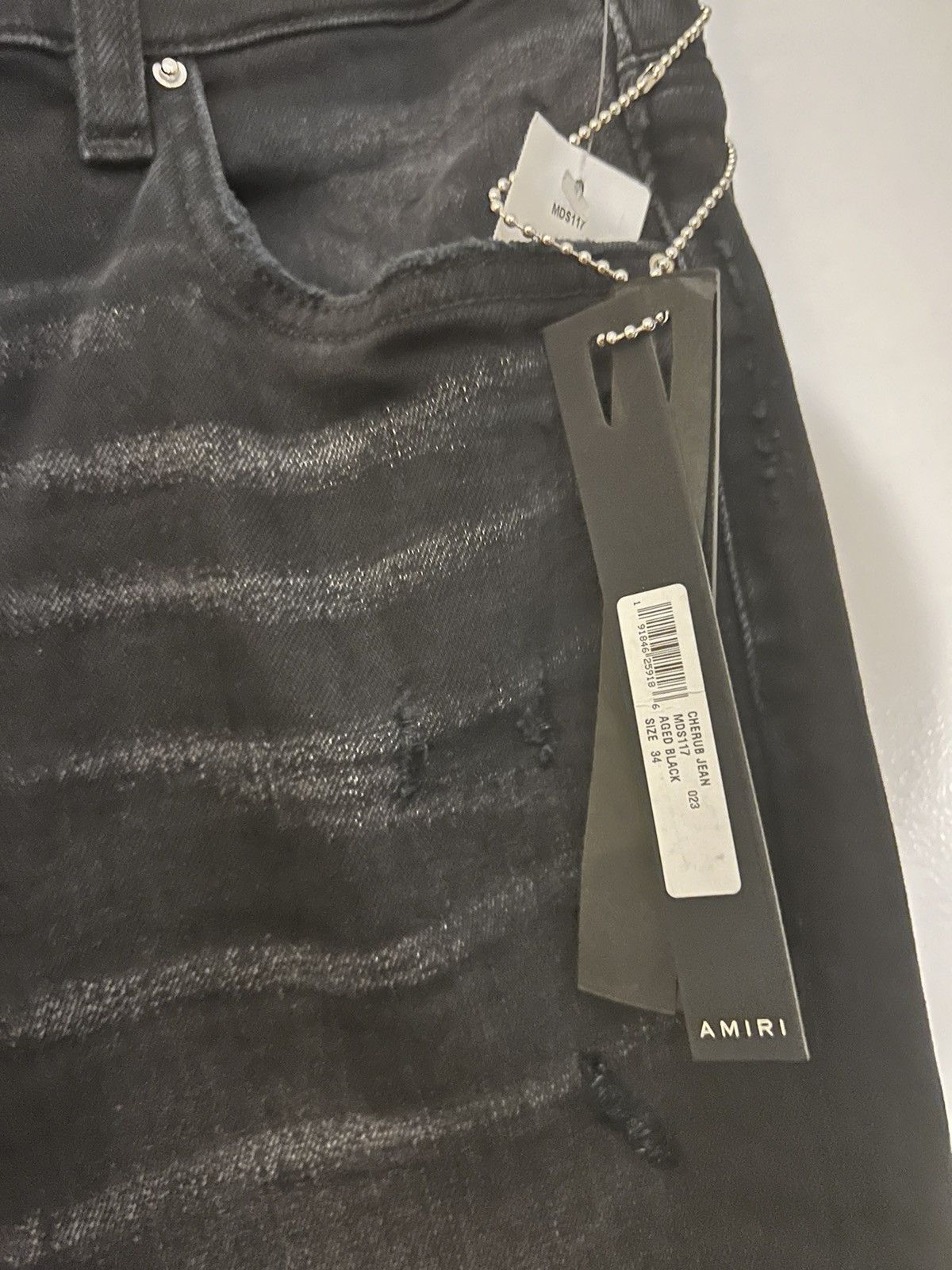 Amiri Black Amiri Cherub Denim Jeans Size US 34 / EU 50 - 6 Thumbnail