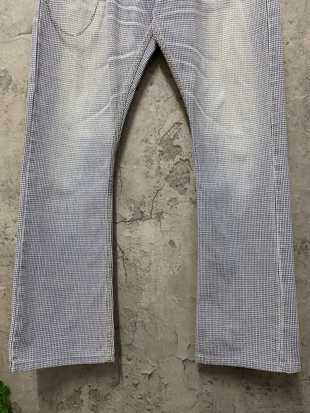 Hysteric Glamour Vintage Hysteric Glamour Check Flared Denim Pants Size US 32 / EU 48 - 5 Thumbnail