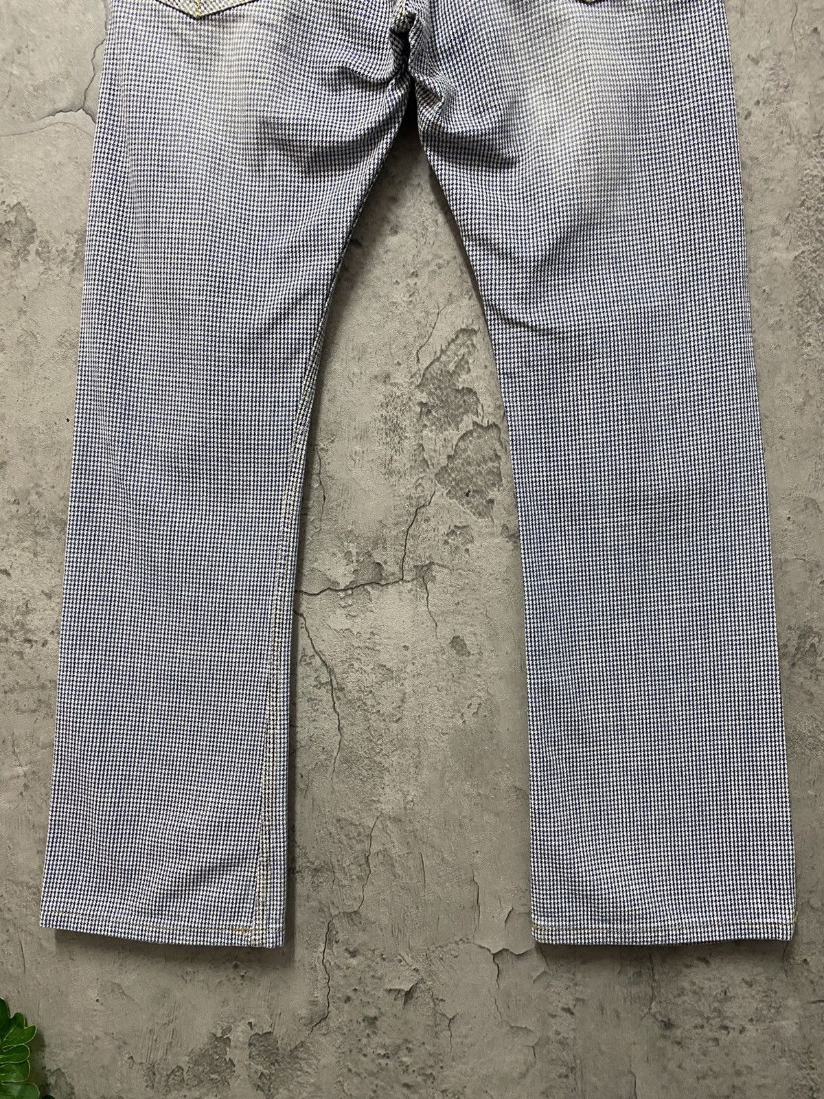 Hysteric Glamour Vintage Hysteric Glamour Check Flared Denim Pants Size US 32 / EU 48 - 12 Thumbnail
