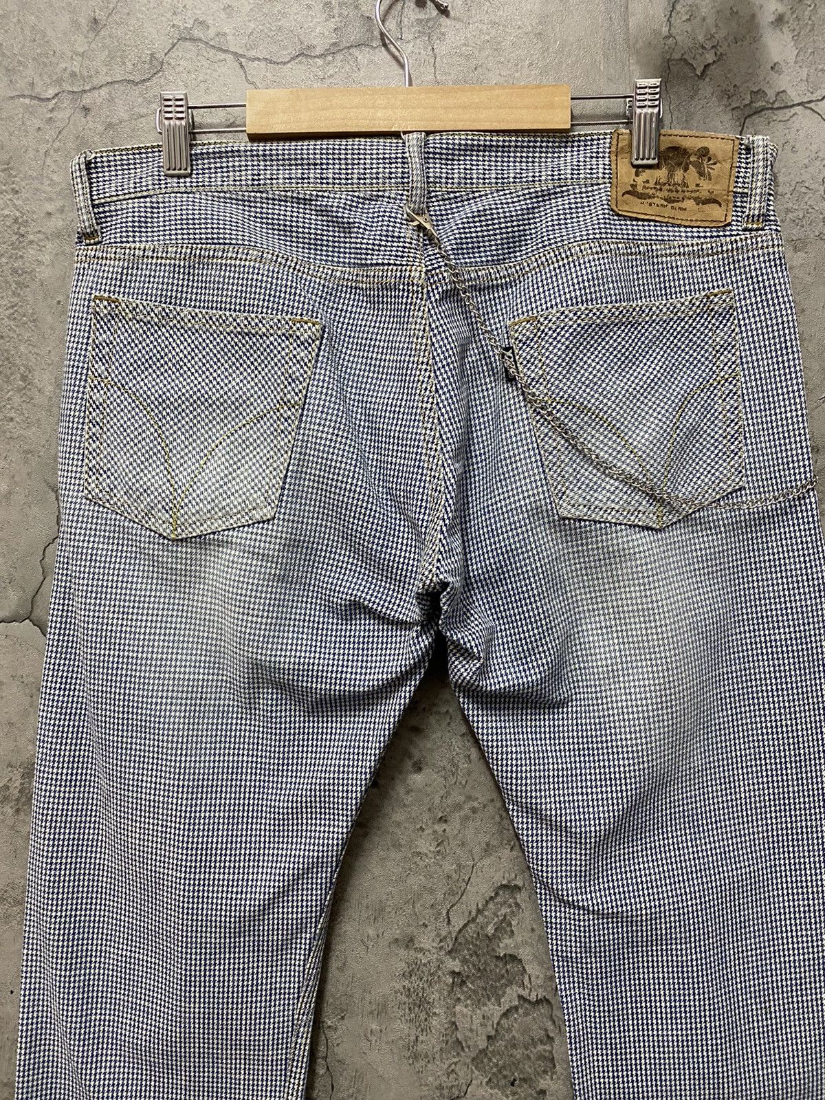 Hysteric Glamour Vintage Hysteric Glamour Check Flared Denim Pants Size US 32 / EU 48 - 11 Thumbnail