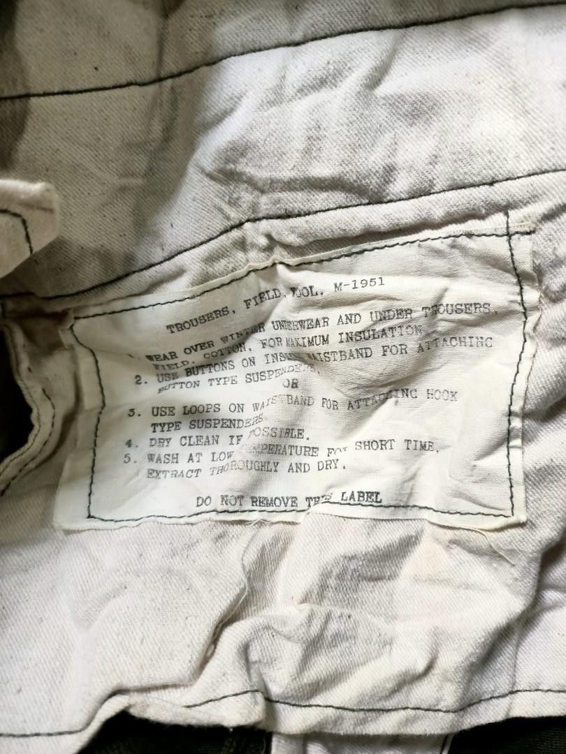 Troop × Vintage Vintage 1951 Us Army Wool Field Pants M1951 Troopers Size US 37 - 9 Thumbnail