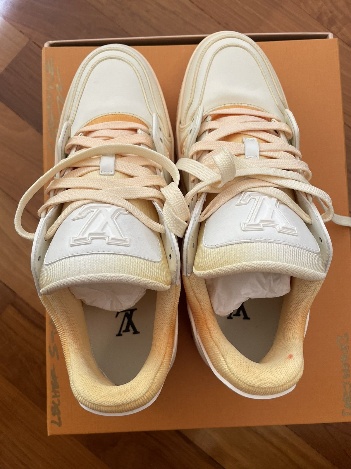 Louis Vuitton Louis Vuitton Sneakers Sun Fade Customised by Le Chef Studio Size US 8 / EU 41 - 9 Thumbnail