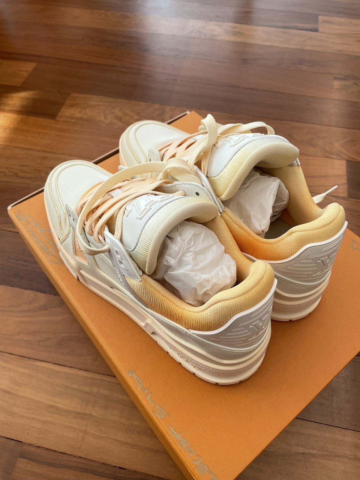 Louis Vuitton Louis Vuitton Sneakers Sun Fade Customised by Le Chef Studio Size US 8 / EU 41 - 7 Thumbnail