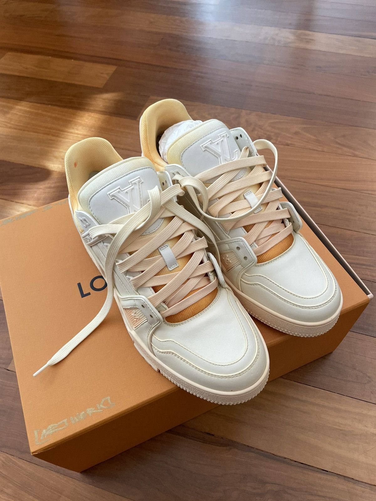 Louis Vuitton Louis Vuitton Sneakers Sun Fade Customised by Le Chef Studio Size US 8 / EU 41 - 1 Thumbnail