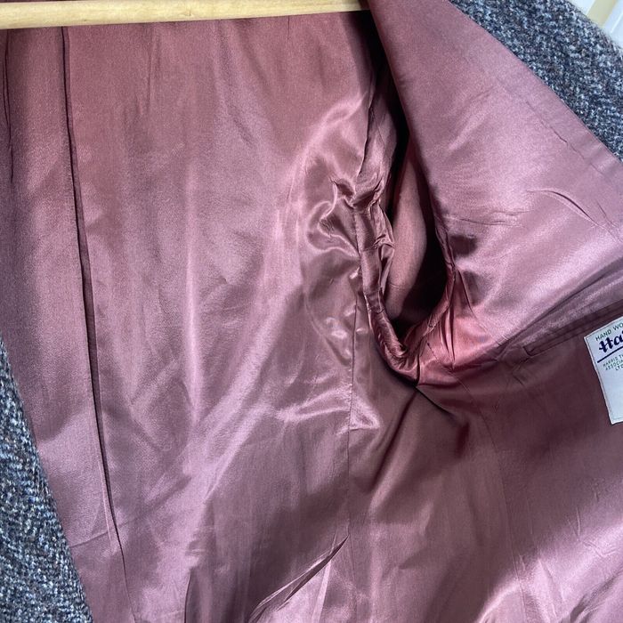 Hudsons Bay Vintage Bay Harris Tweed Wool Blazer Gray 42 Herringbone