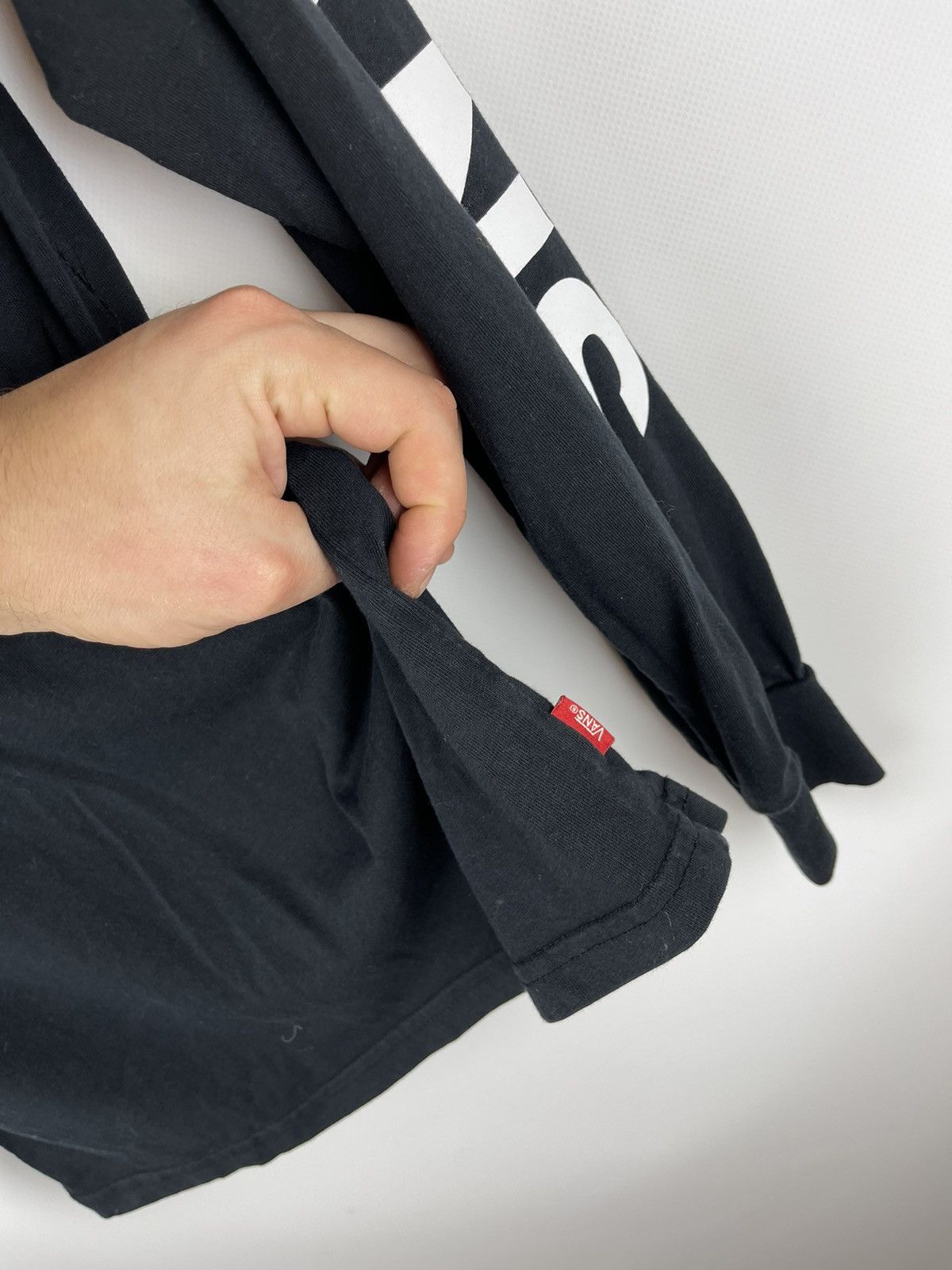 Vans Vans streetwear double big logo sleeves skateboard skaters Size US S / EU 44-46 / 1 - 6 Thumbnail
