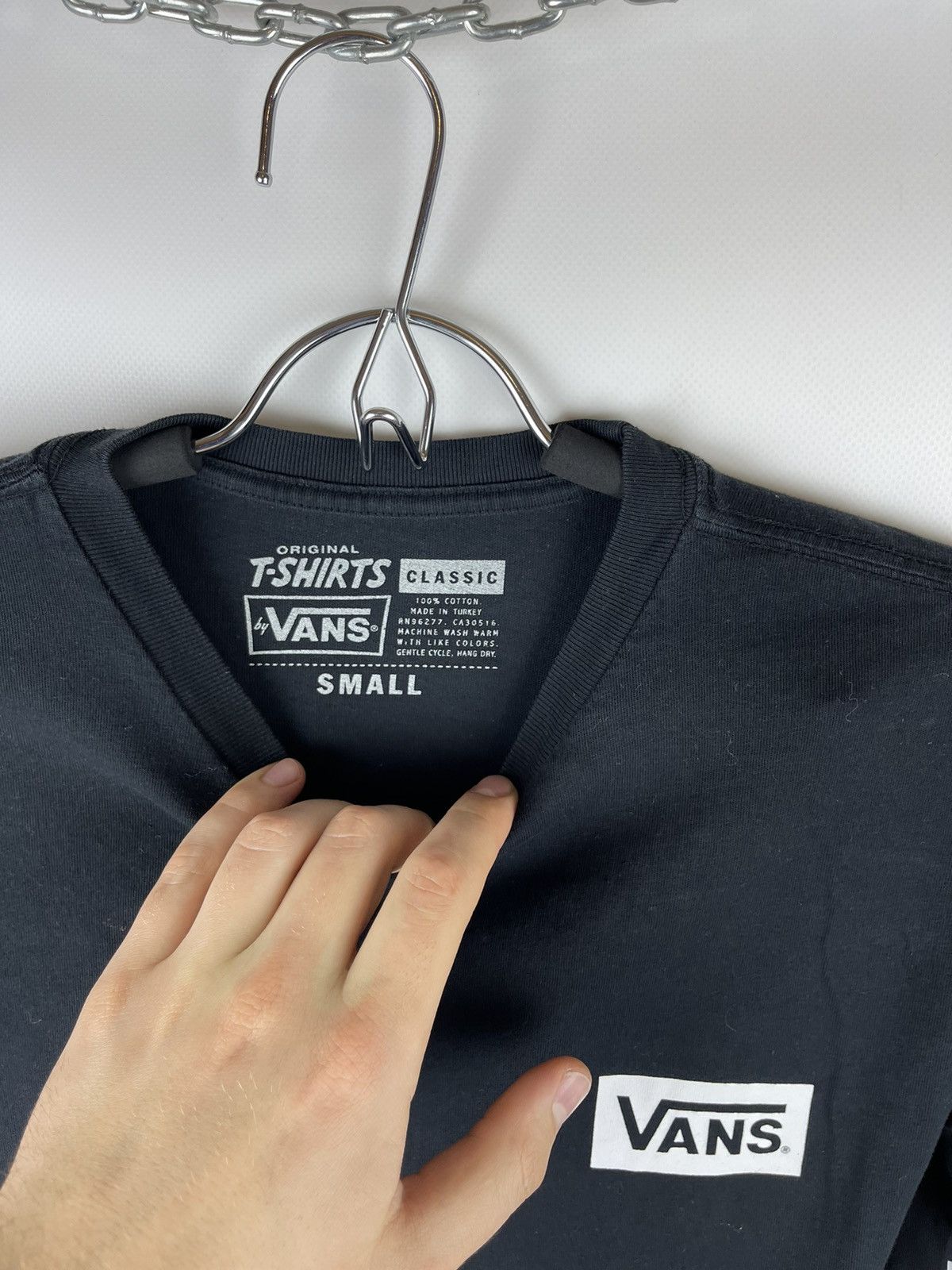 Vans Vans streetwear double big logo sleeves skateboard skaters Size US S / EU 44-46 / 1 - 4 Thumbnail