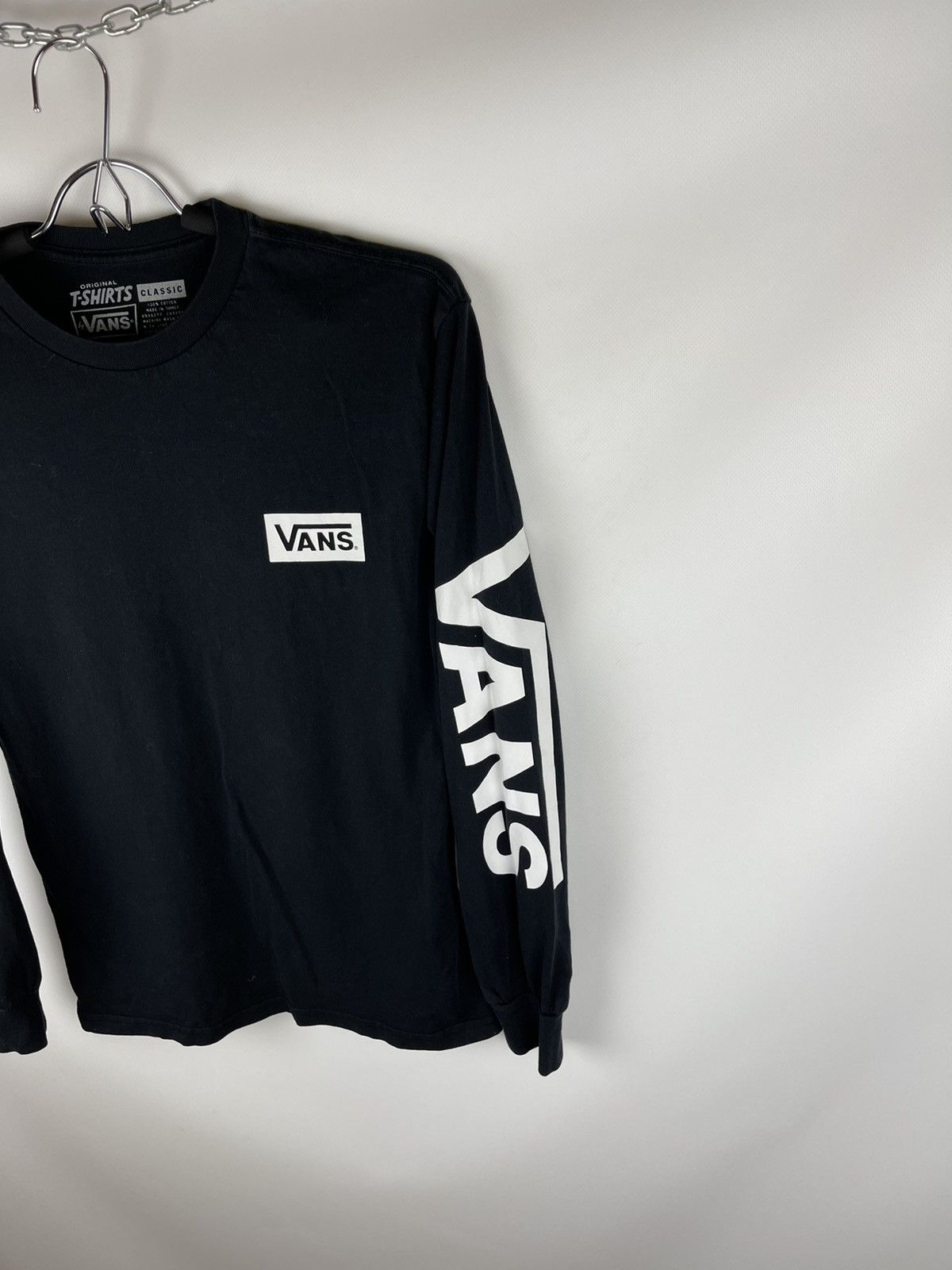 Vans Vans streetwear double big logo sleeves skateboard skaters Size US S / EU 44-46 / 1 - 3 Thumbnail