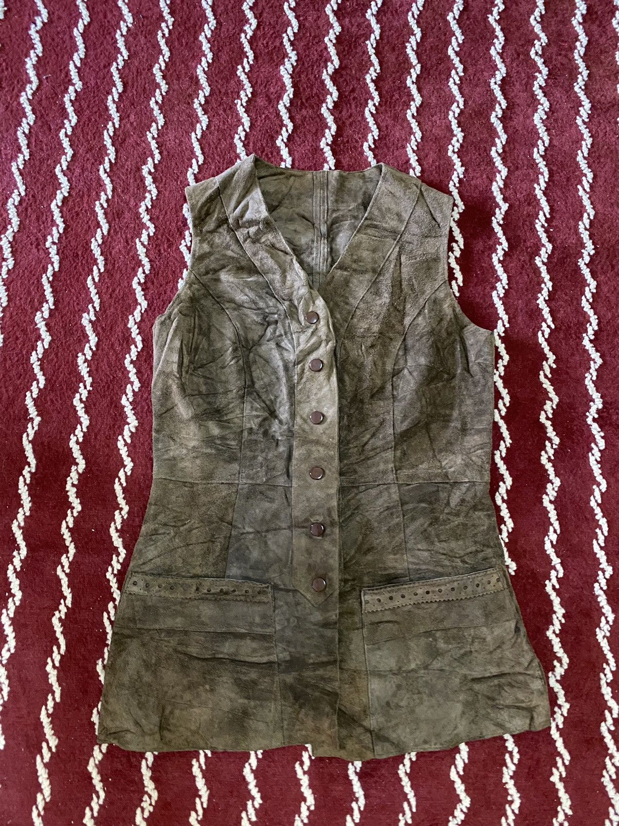 Rare leather Jeffrey Brownleade Vest