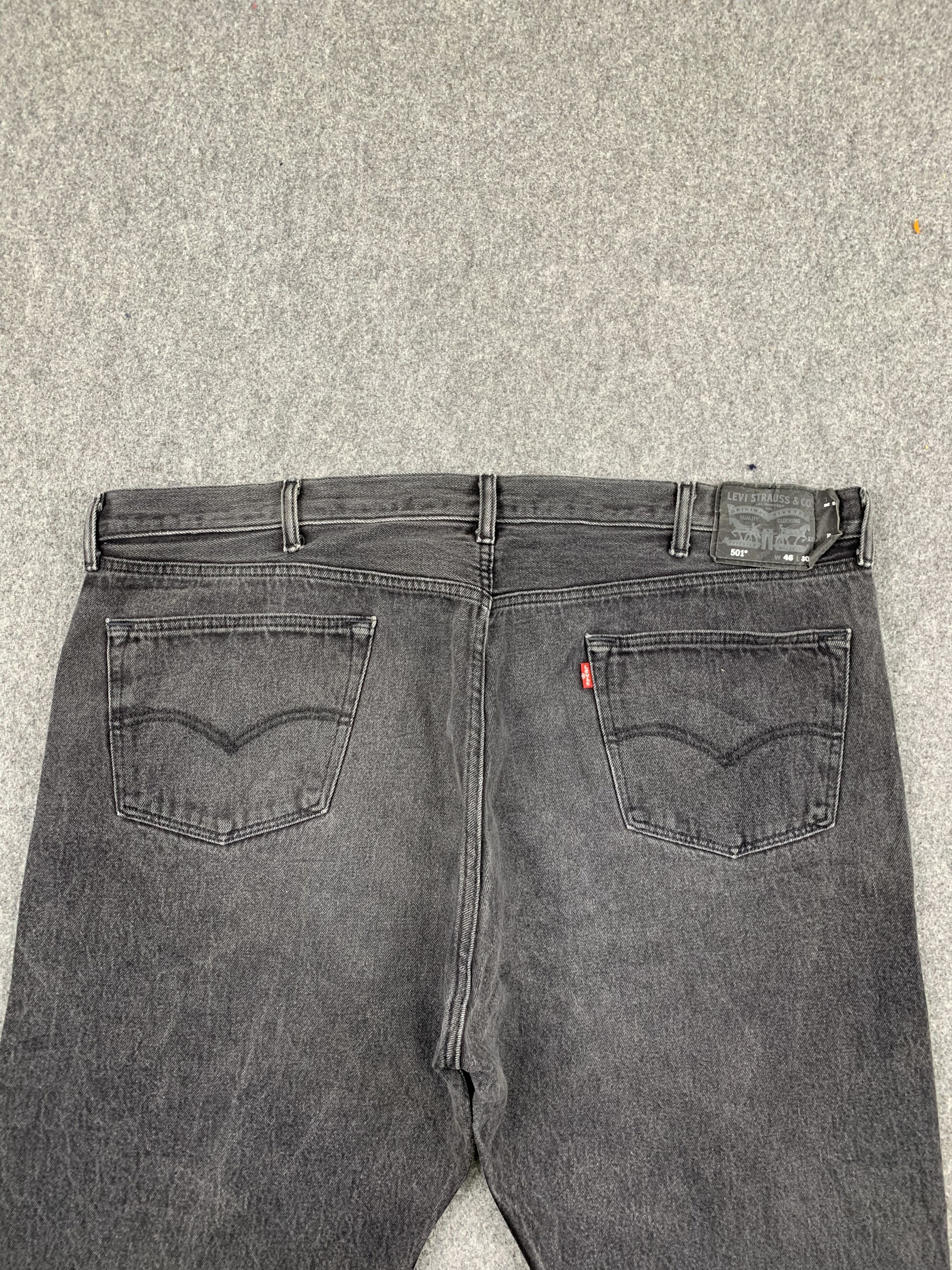 Levi's Vintage Levis 501 Faded Black Jeans DP1810 Size US 44 / EU 60 - 4 Thumbnail