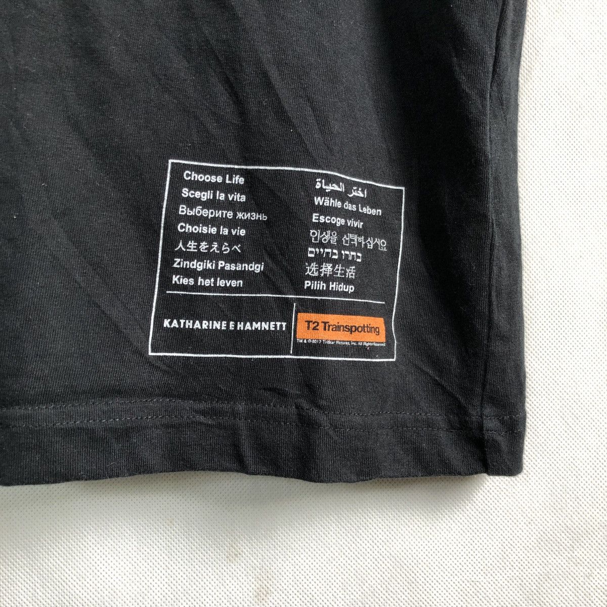 Japanese Brand × Katharine Hamnett London Katherine Hamnett London X Trainspotiing Movie Promo Tshirt Size US M / EU 48-50 / 2 - 4 Thumbnail
