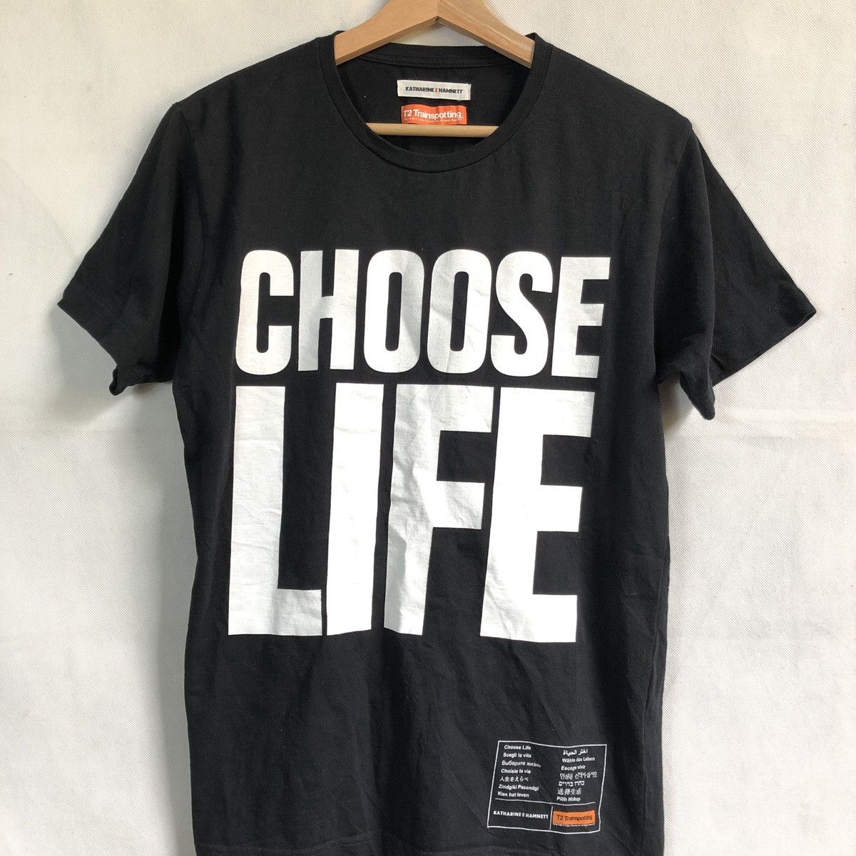 Japanese Brand × Katharine Hamnett London Katherine Hamnett London X Trainspotiing Movie Promo Tshirt Size US M / EU 48-50 / 2 - 3 Thumbnail