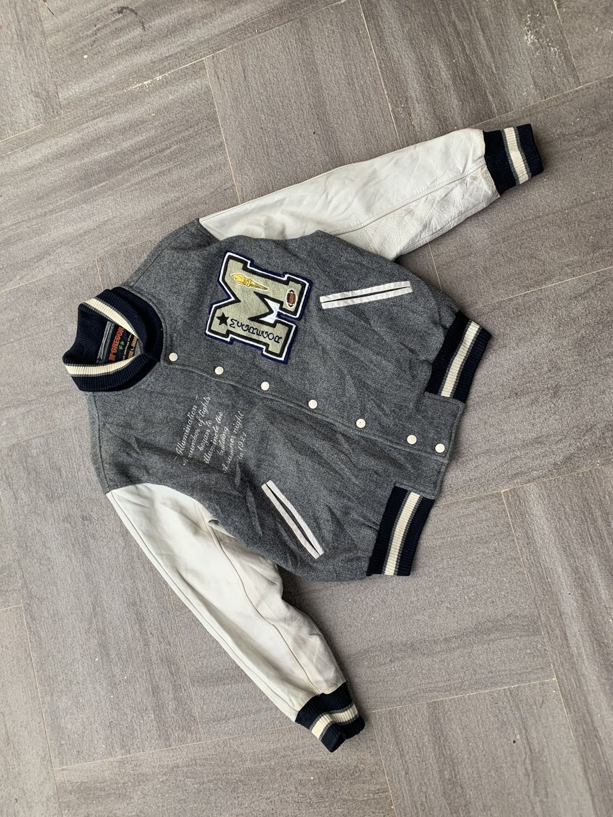 McGregor × Vintage Vintage Letterman McGregor Varsity Jacket Size US L / EU 52-54 / 3 - 2 Thumbnail