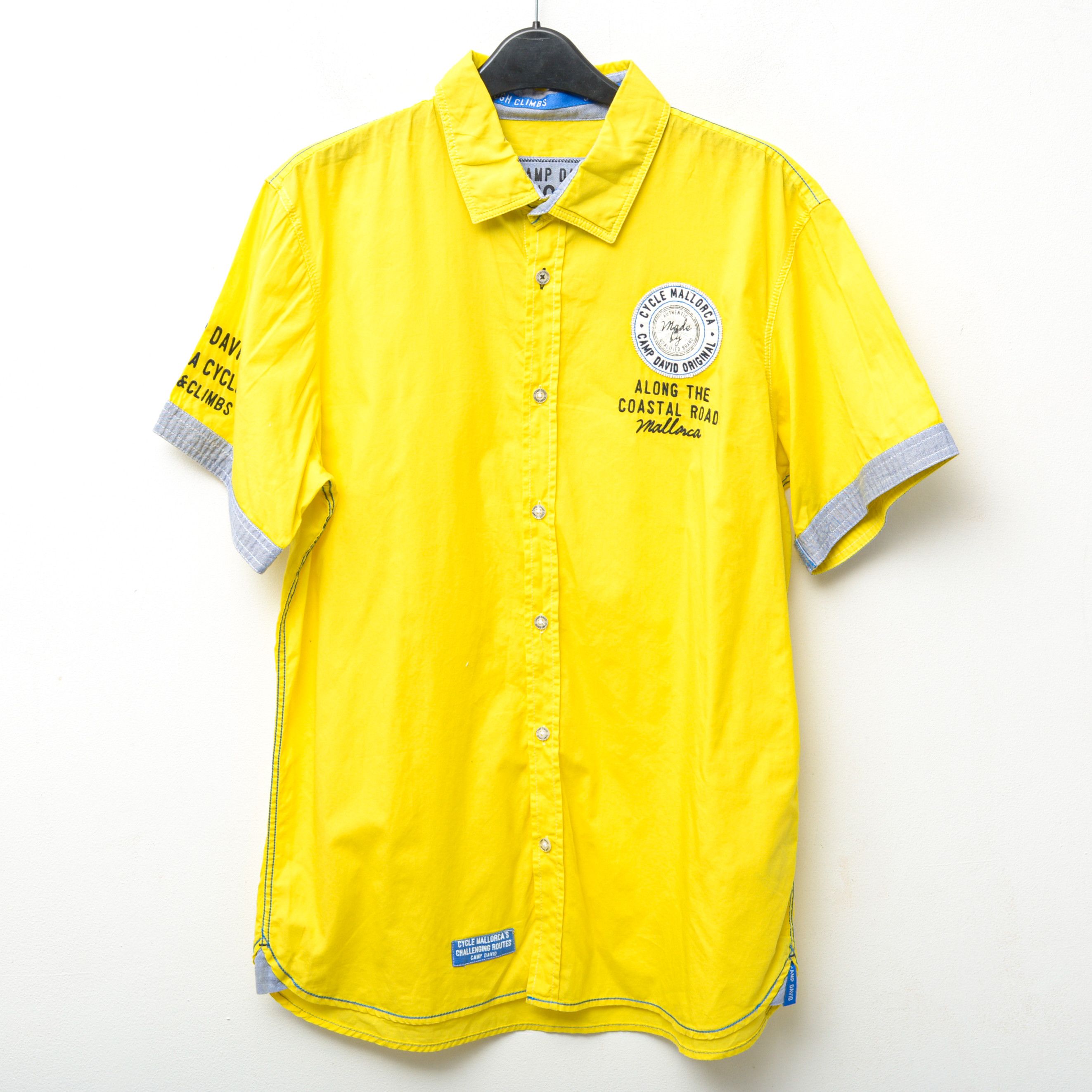 Camp David Short Sleeve Shirt Button Embroidery Casual Regular Top Size US S / EU 44-46 / 1 - 1 Thumbnail