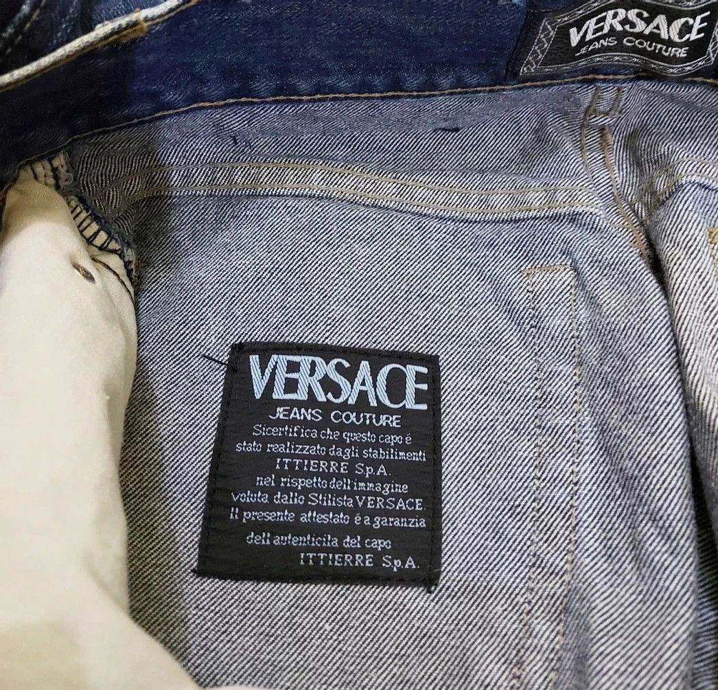 Versace × Versace Jeans Couture × Vintage Vintage Versace Jeans Couture Denim Pants Size US 28 / EU 44 - 15 Thumbnail