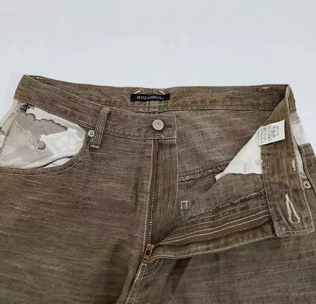 Japanese Brand × Vintage Vintage Japanes Brand Wild Khakis Denim Pants Size US 30 / EU 46 - 9 Thumbnail