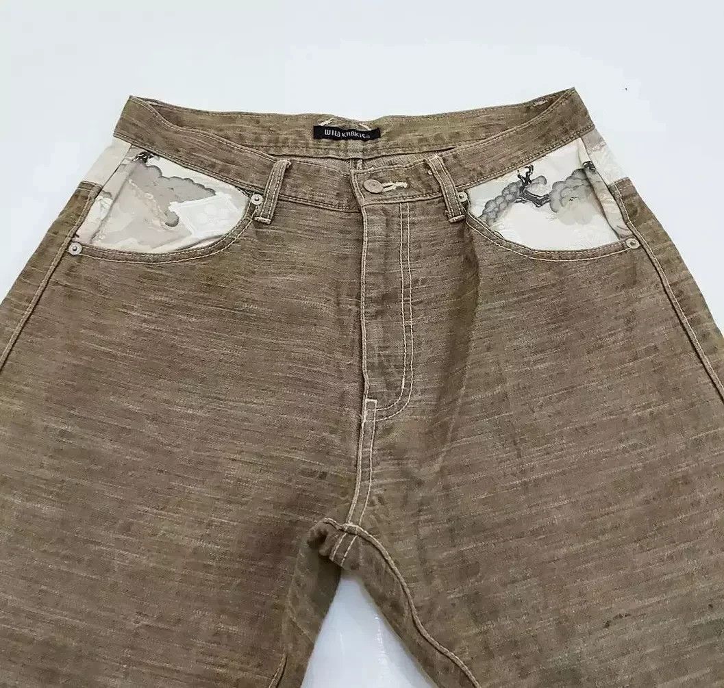 Japanese Brand × Vintage Vintage Japanes Brand Wild Khakis Denim Pants Size US 30 / EU 46 - 7 Thumbnail