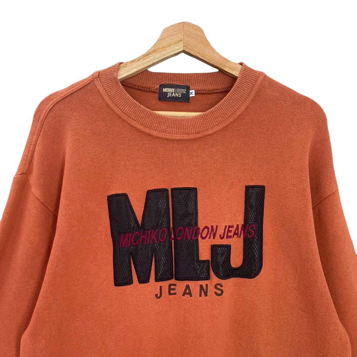 Michiko Koshino London 90’s Michiko London Big Logo Crewneck Sweatshirt Size M Size US M / EU 48-50 / 2 - 4 Thumbnail