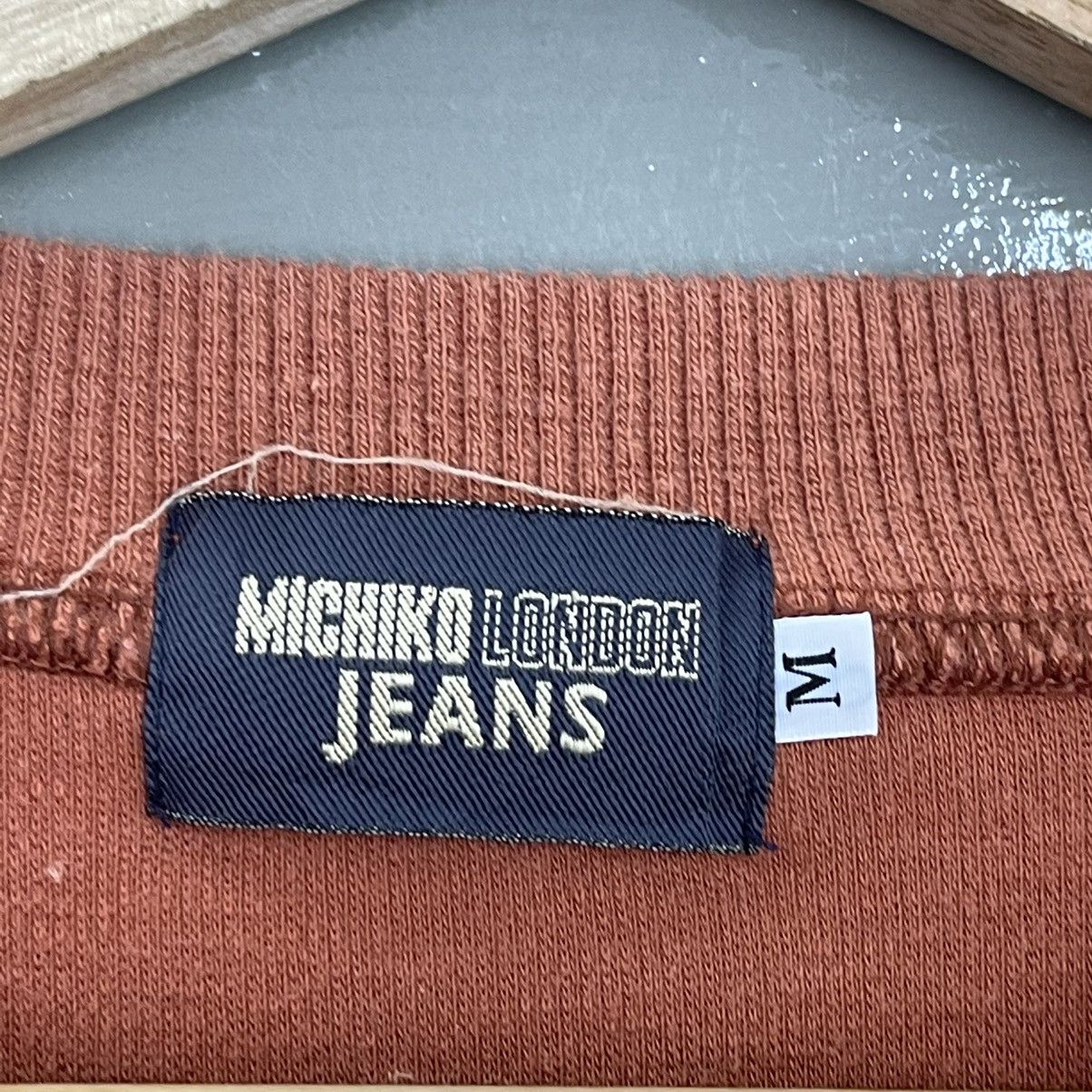 Michiko Koshino London 90’s Michiko London Big Logo Crewneck Sweatshirt Size M Size US M / EU 48-50 / 2 - 9 Thumbnail