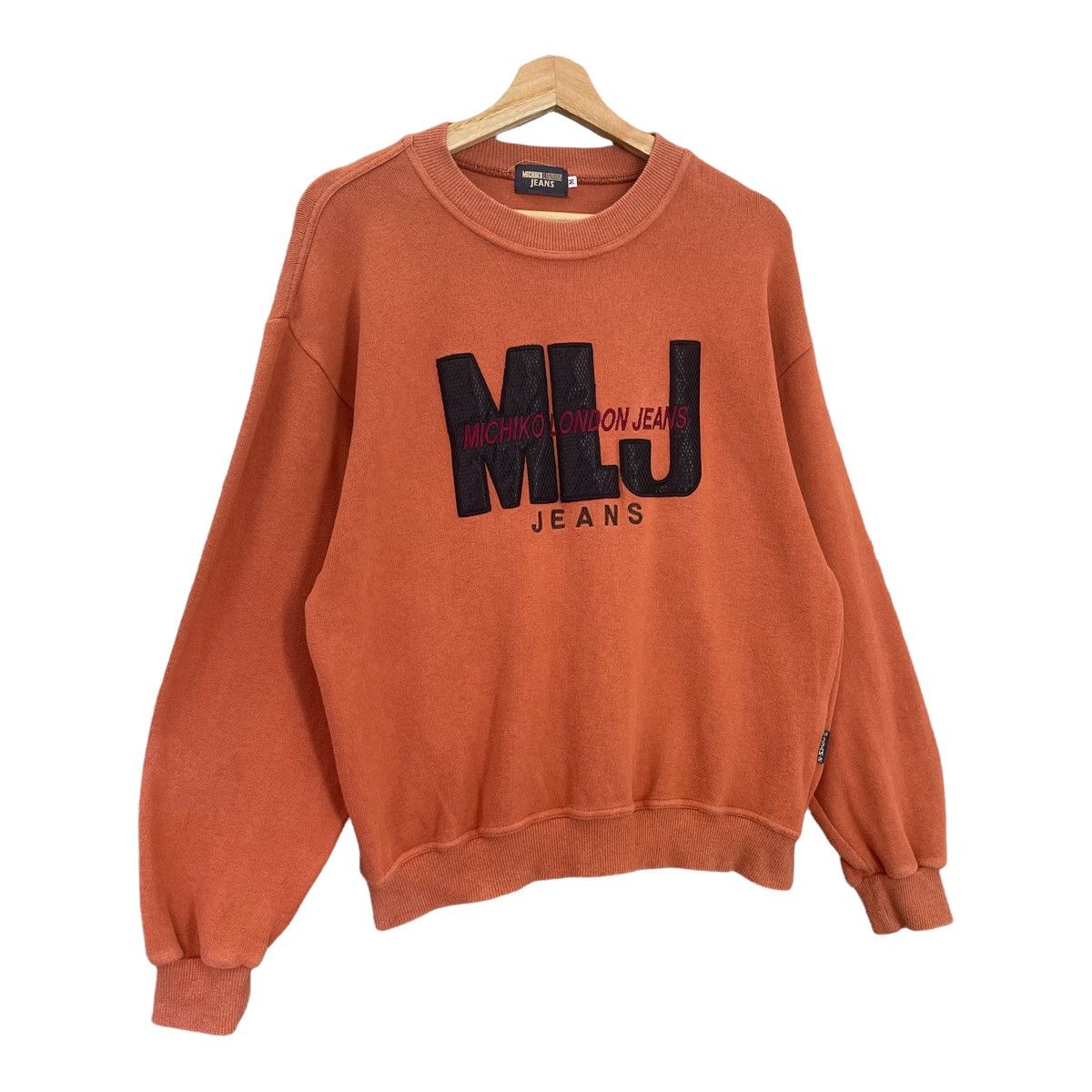 Michiko Koshino London 90’s Michiko London Big Logo Crewneck Sweatshirt Size M Size US M / EU 48-50 / 2 - 2 Thumbnail