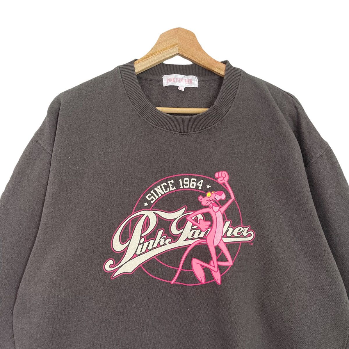 Cartoon Network Pink Panther Printed Big Logo Crewneck Sweatshirt Size L Size US L / EU 52-54 / 3 - 4 Thumbnail