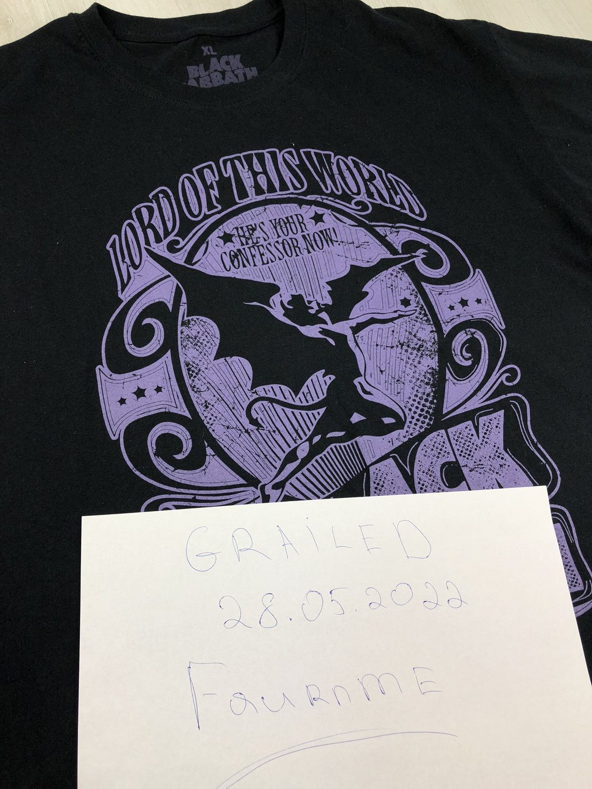 Black Sabbath × Vintage Black Sabbath vintage 2013 Tee Size US XL / EU 56 / 4 - 4 Thumbnail