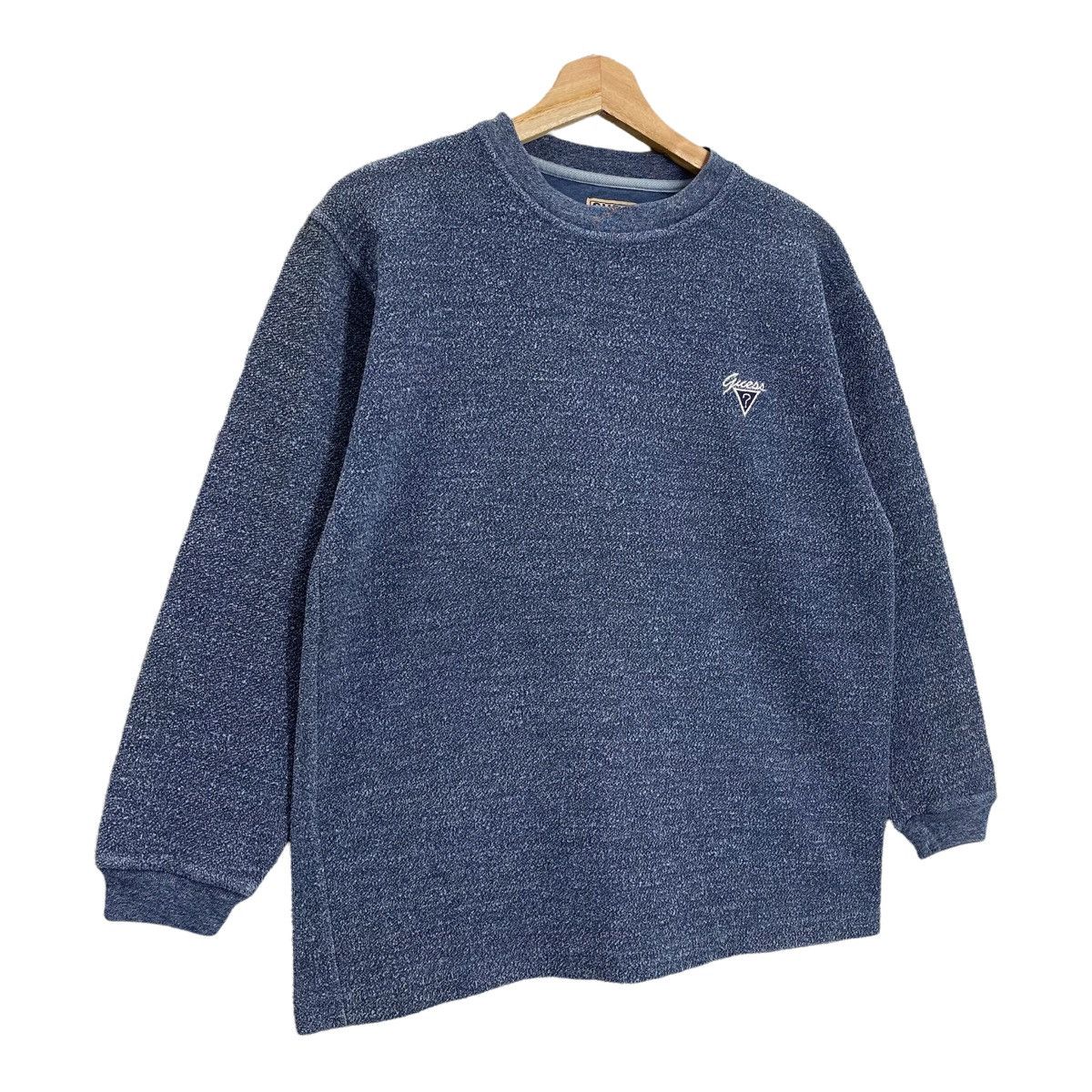 Guess 90s Guess Small Logo Embroidered Crewneck Sweatshirt Size S Size US S / EU 44-46 / 1 - 2 Thumbnail