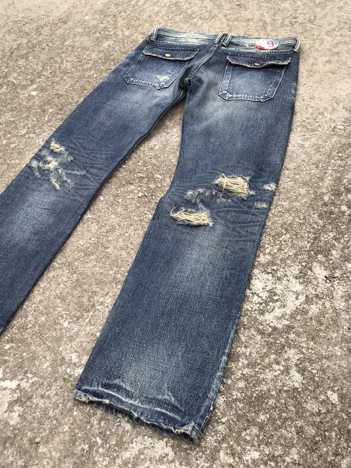 TMT Made In Japan TMT Selvedge Distressed Bushpant Denim Size US 32 / EU 48 - 17 Thumbnail