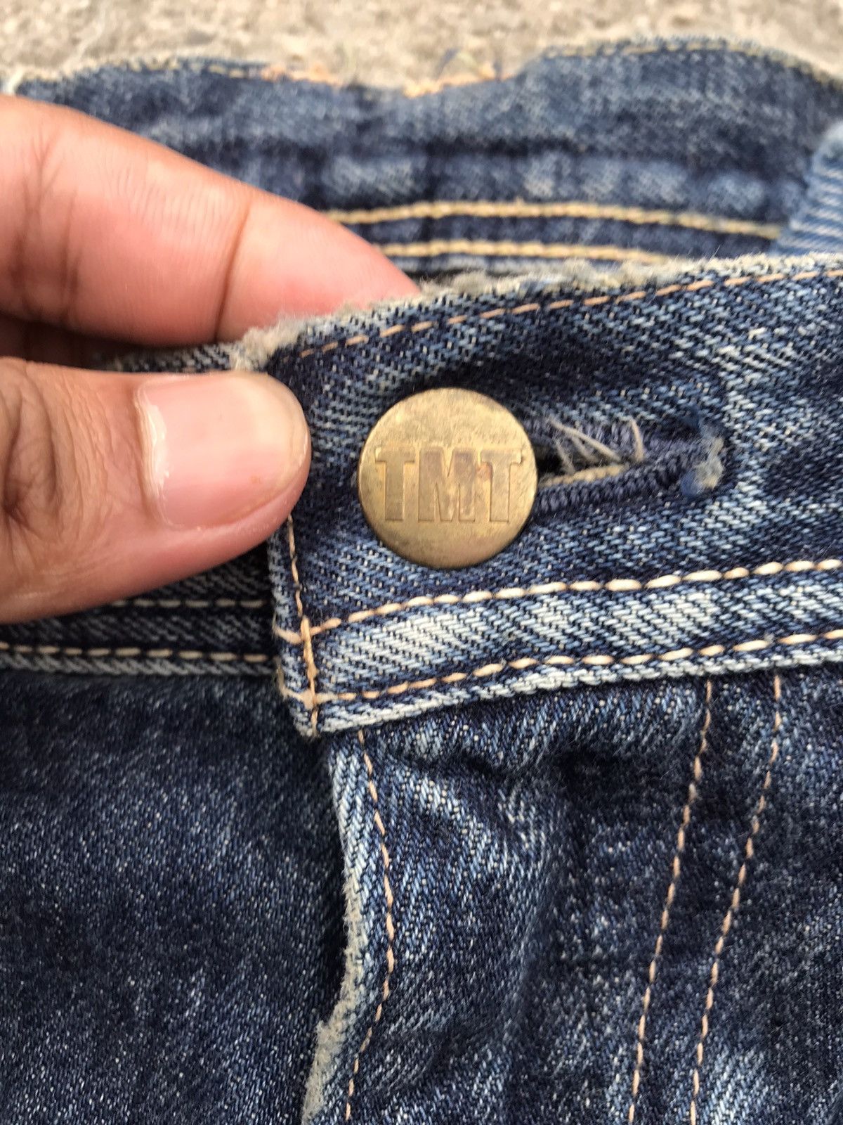 TMT Made In Japan TMT Selvedge Distressed Bushpant Denim Size US 32 / EU 48 - 10 Thumbnail