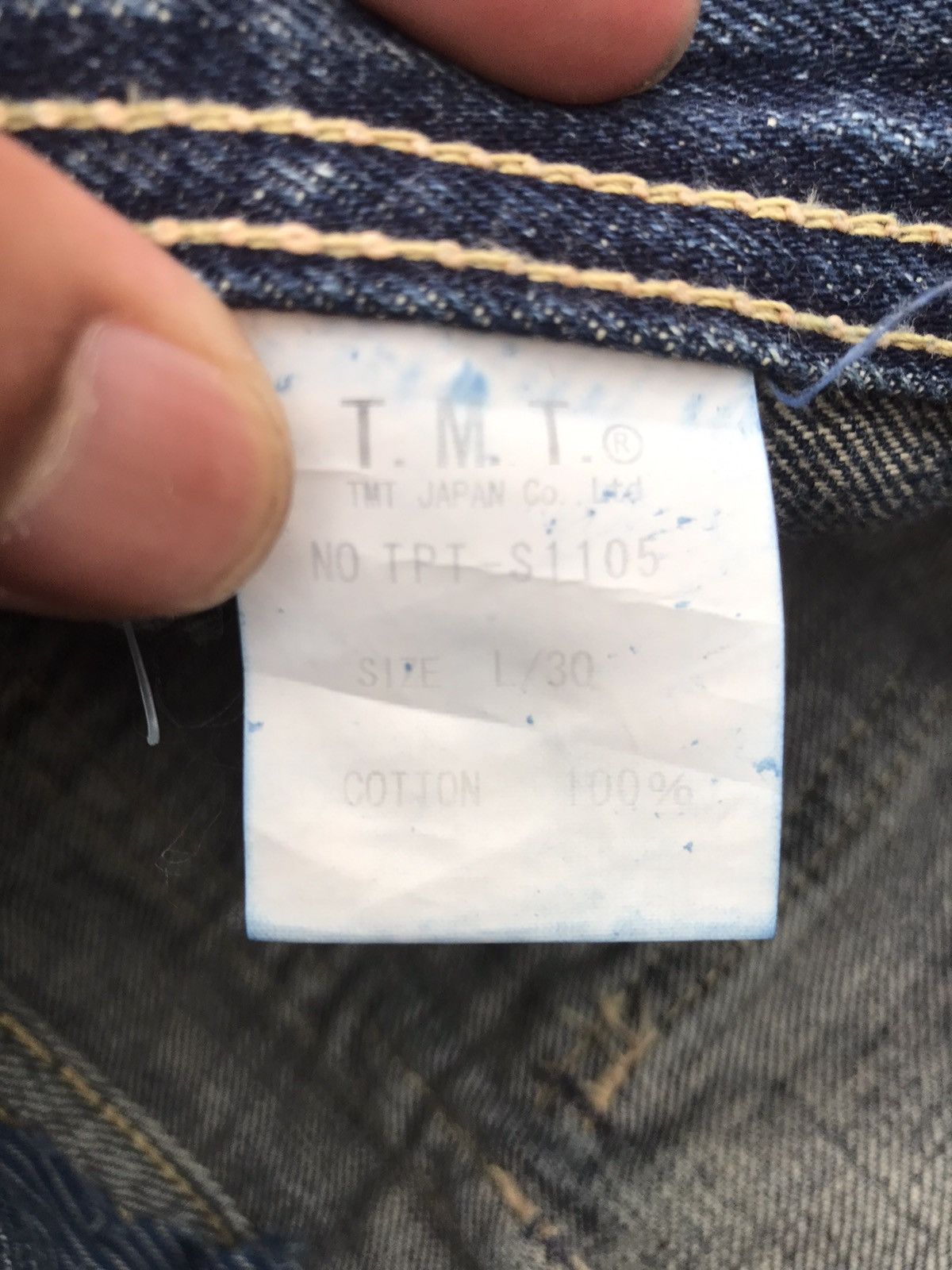 TMT Made In Japan TMT Selvedge Distressed Bushpant Denim Size US 32 / EU 48 - 20 Thumbnail