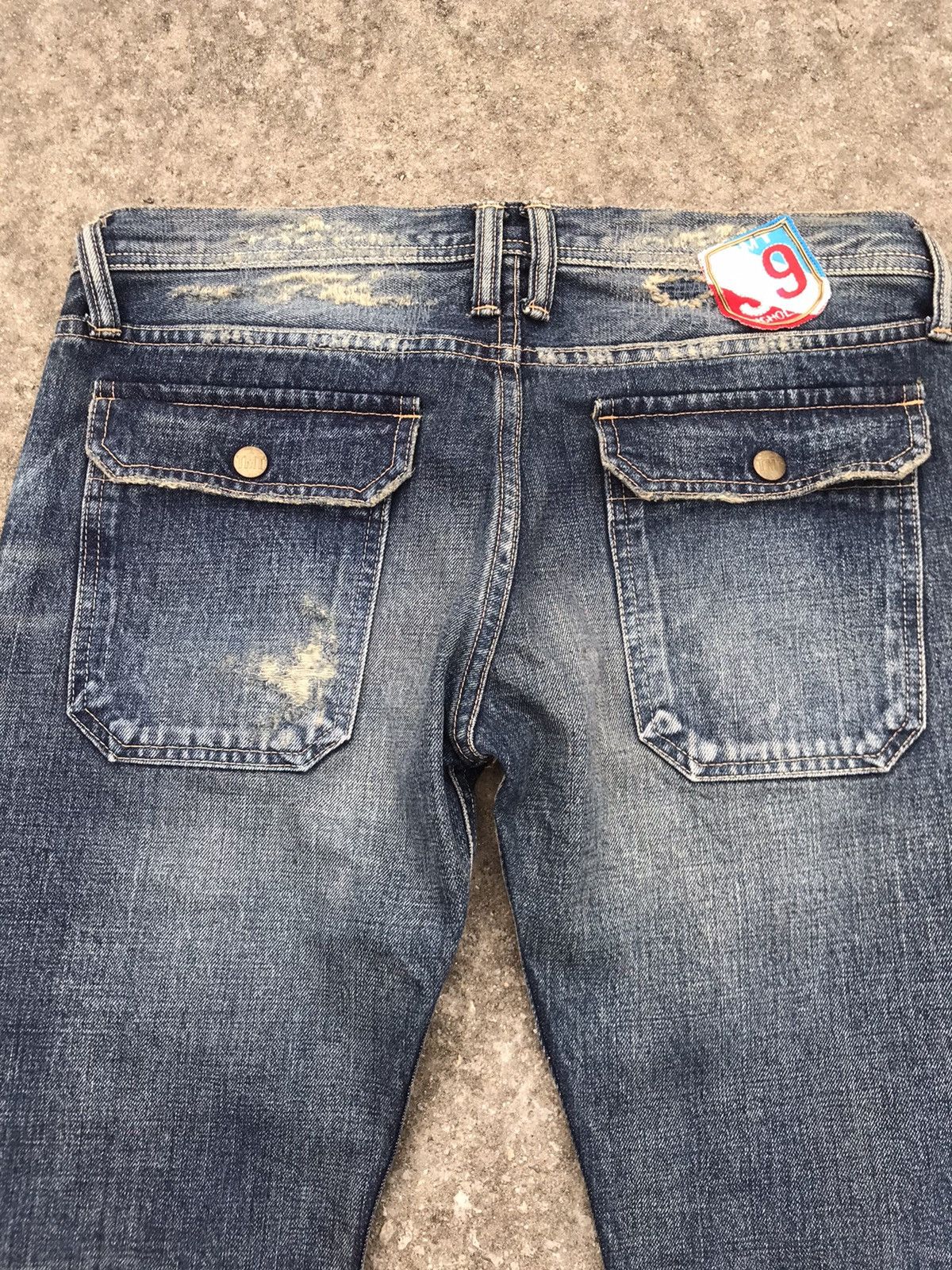 TMT Made In Japan TMT Selvedge Distressed Bushpant Denim Size US 32 / EU 48 - 14 Thumbnail