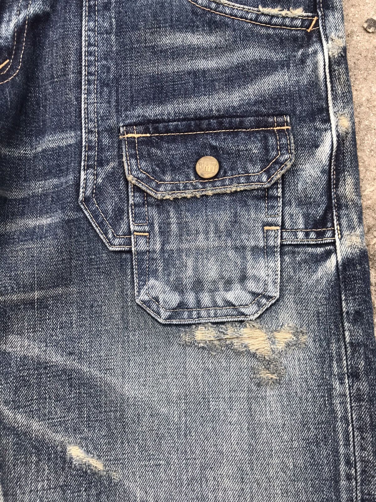 TMT Made In Japan TMT Selvedge Distressed Bushpant Denim Size US 32 / EU 48 - 4 Thumbnail