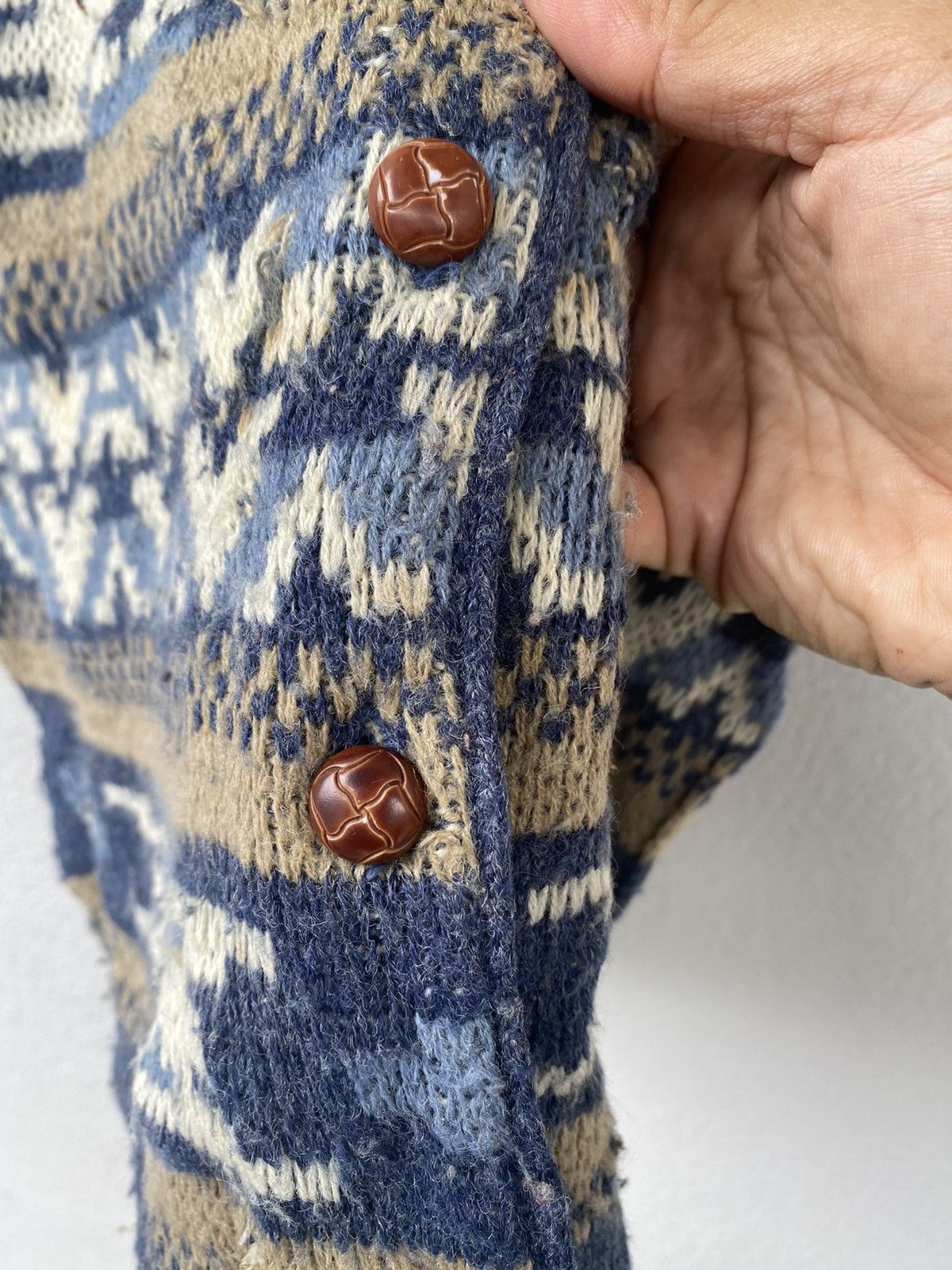 Aran Isles Knitwear × Japanese Brand Vintage Pan Planning knitwear Size US S / EU 44-46 / 1 - 7 Thumbnail
