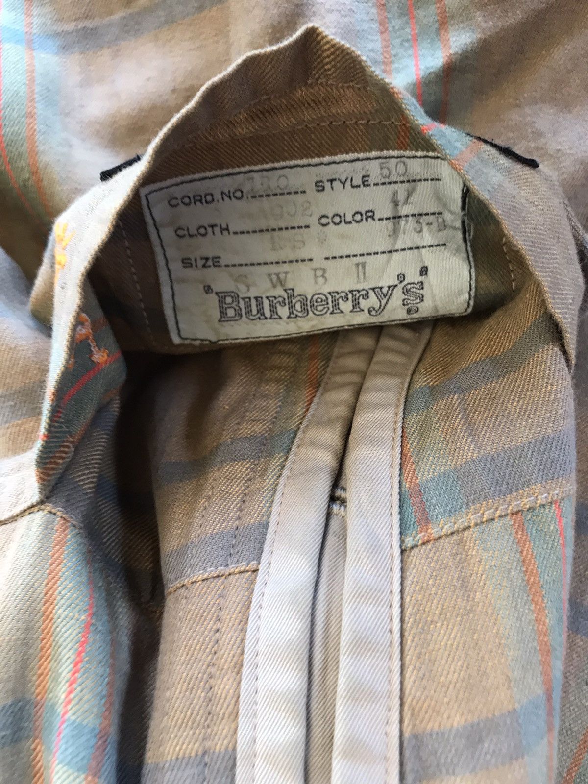 Burberry Vinatge 80s Burberry Prorsum Trench Coat Jacket Size US M / EU 48-50 / 2 - 5 Thumbnail