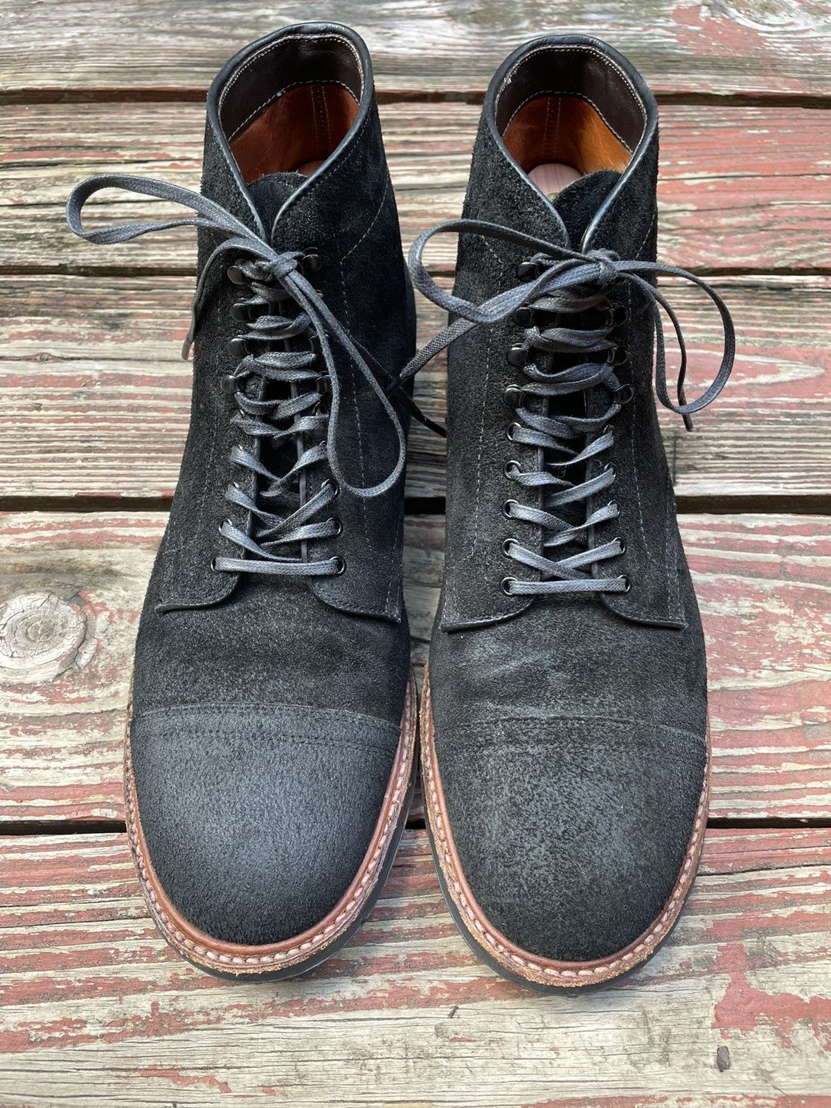 Alden x Ealdwine “The Davie” Earth Reverse Chamois Boot