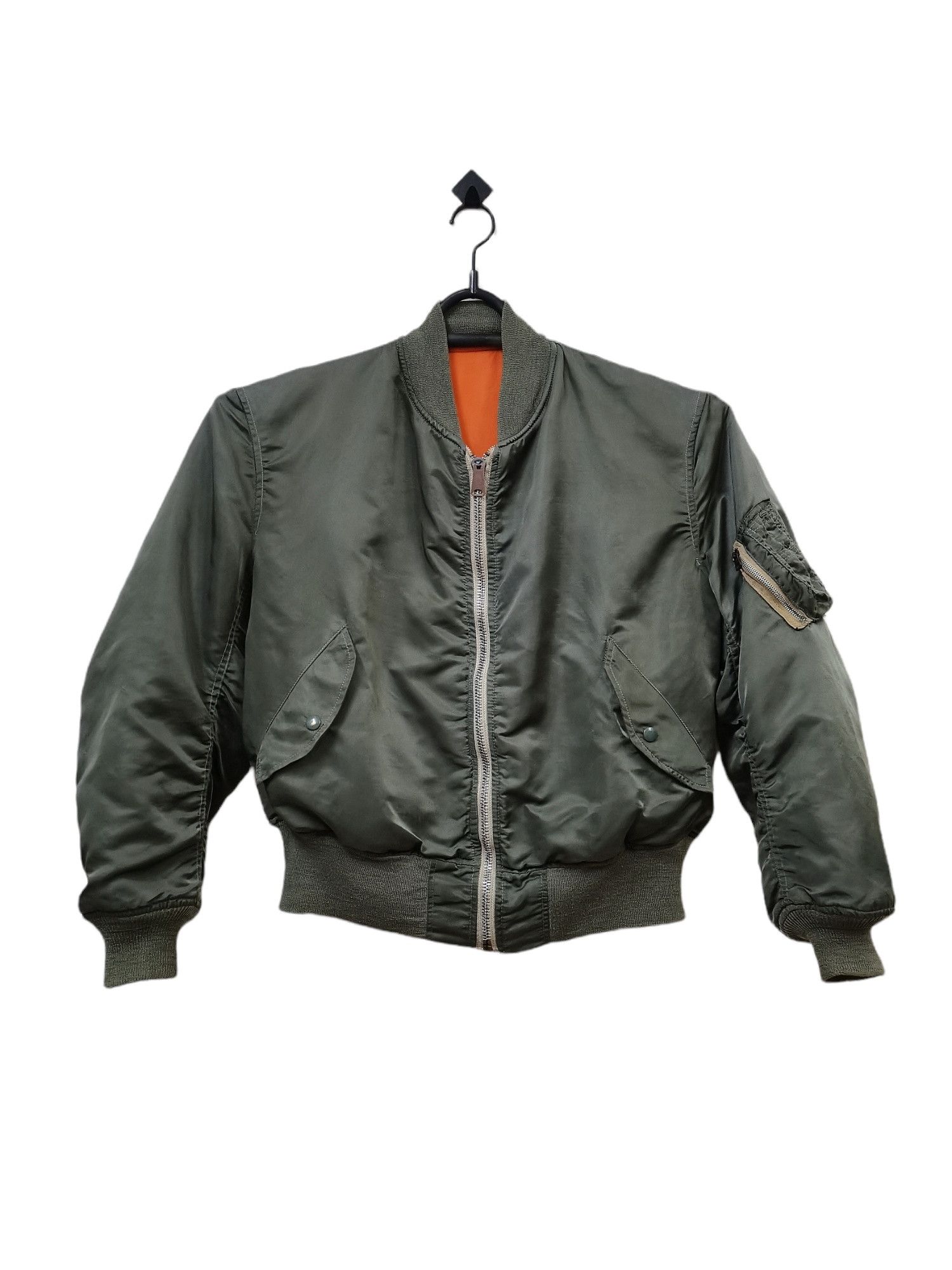 🔥🔥🔥Vintage Bomber Flight Jacket Ideal Zipper Rare