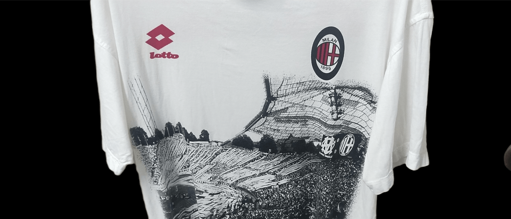 Lotto Sport Final drop Vintage 90s Lotto Milan Tshirt Size US L / EU 52-54 / 3 - 2 Thumbnail