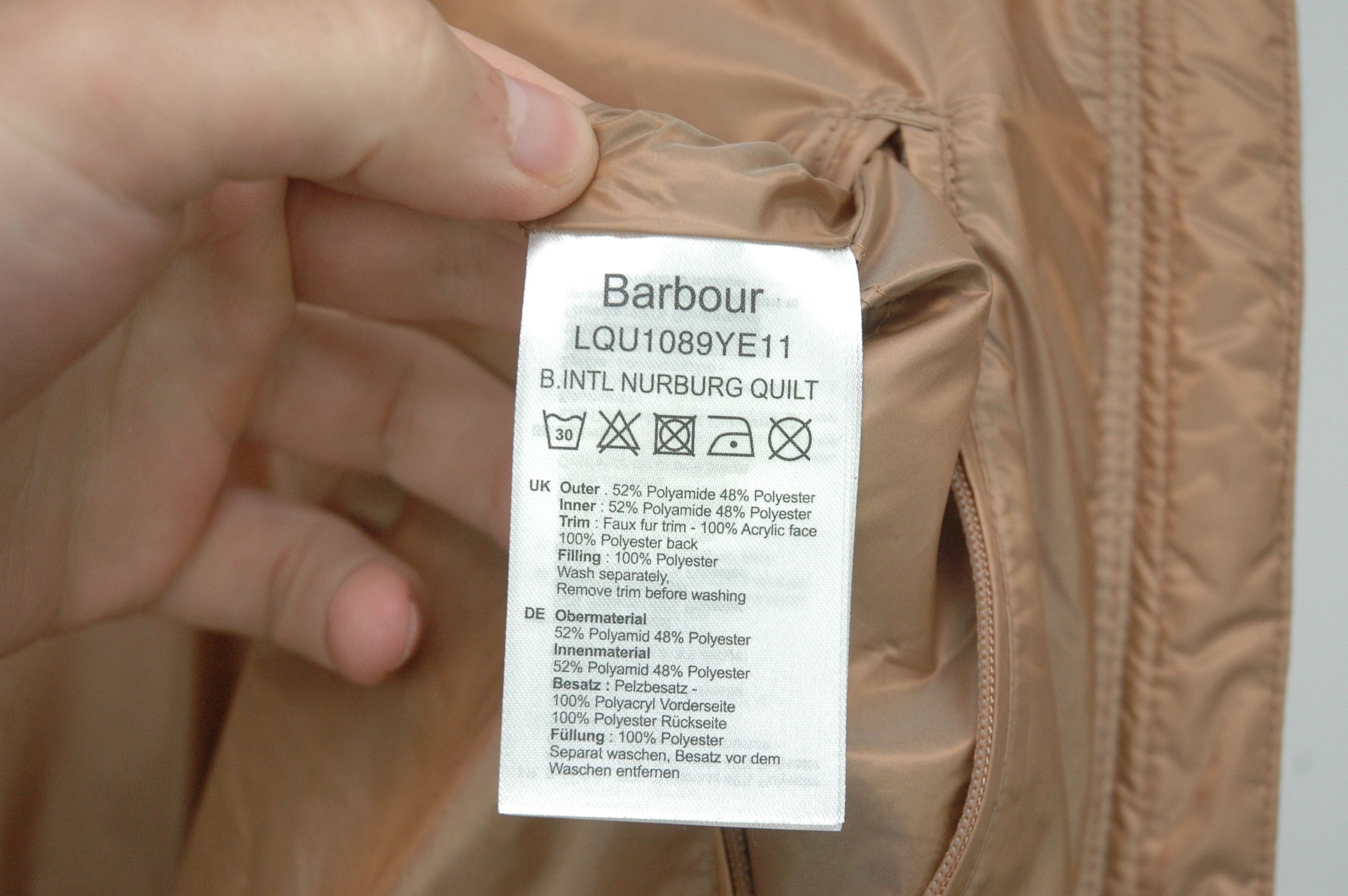 Barbour Barbour International Nurburg Quilt Fibre Down Wmns US12 Size XL / US 12-14 / IT 48-50 - 9 Thumbnail