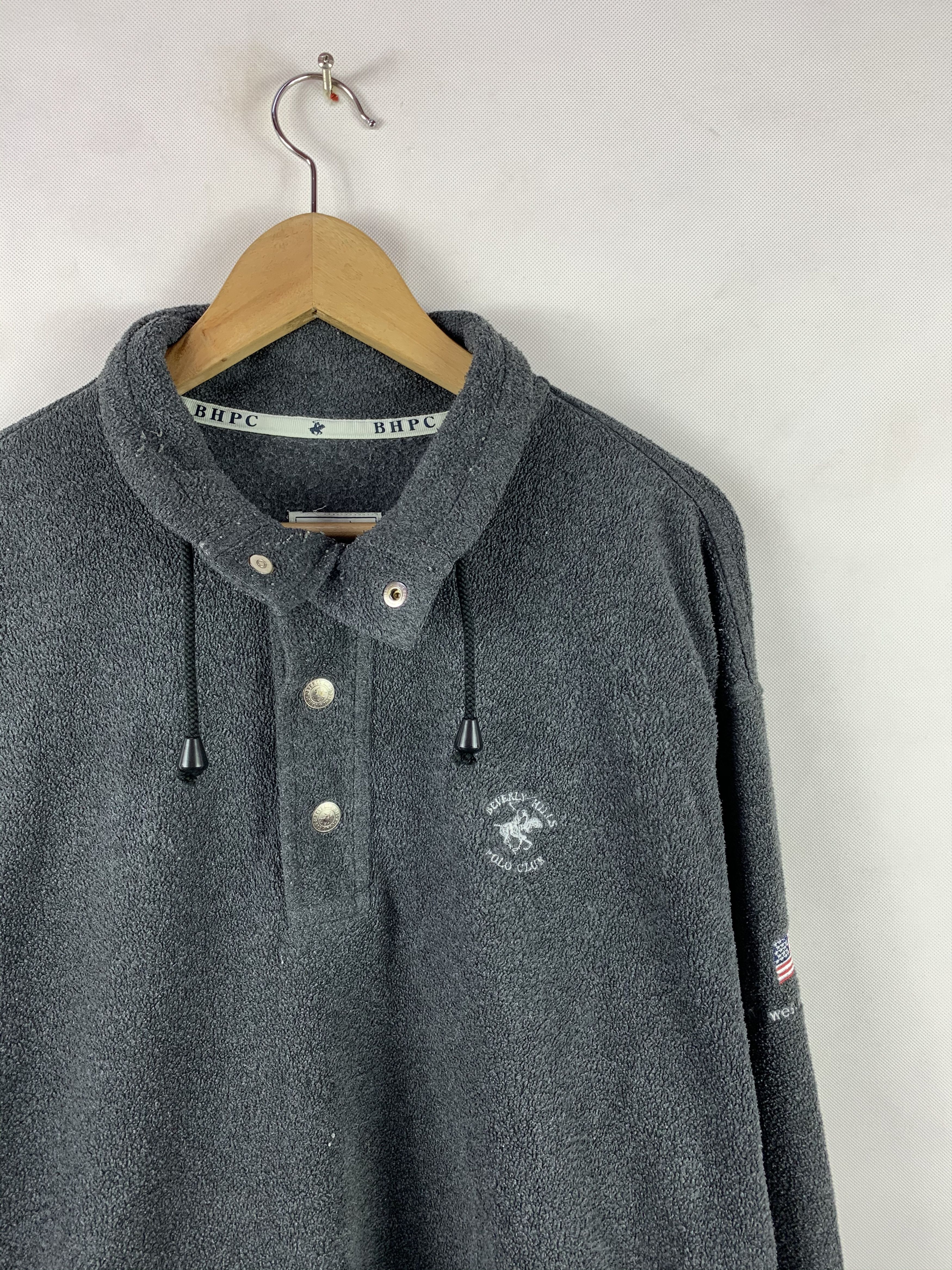 Beverly Hills Polo Club 🔥Beverly Hills Polo Club Snap On Sweater Pullover Size US L / EU 52-54 / 3 - 3 Thumbnail