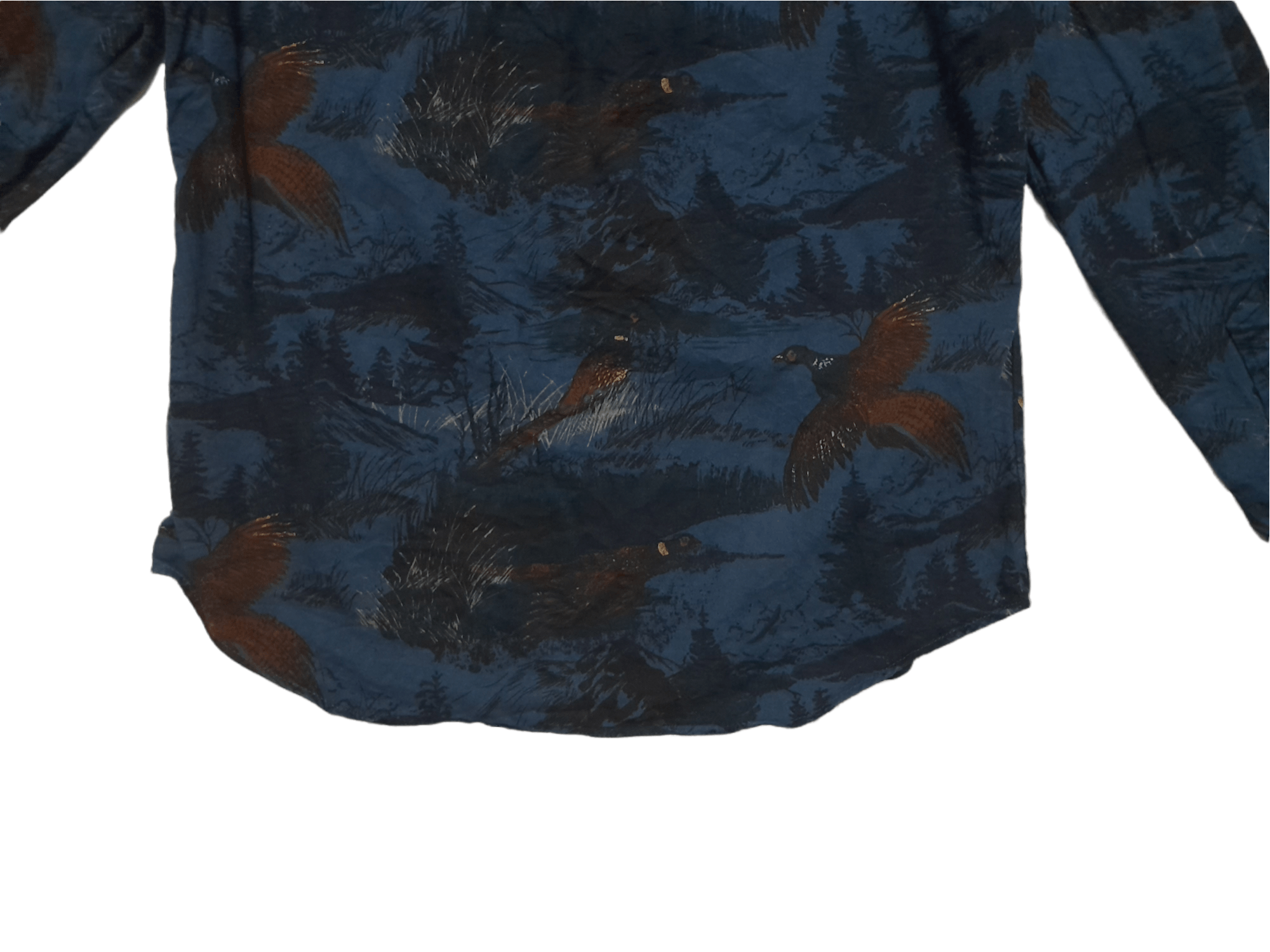 Croft & Barrow Croft & Barrow Full Print Button Down Shirt Phoenix (E108) Size US M / EU 48-50 / 2 - 7 Thumbnail