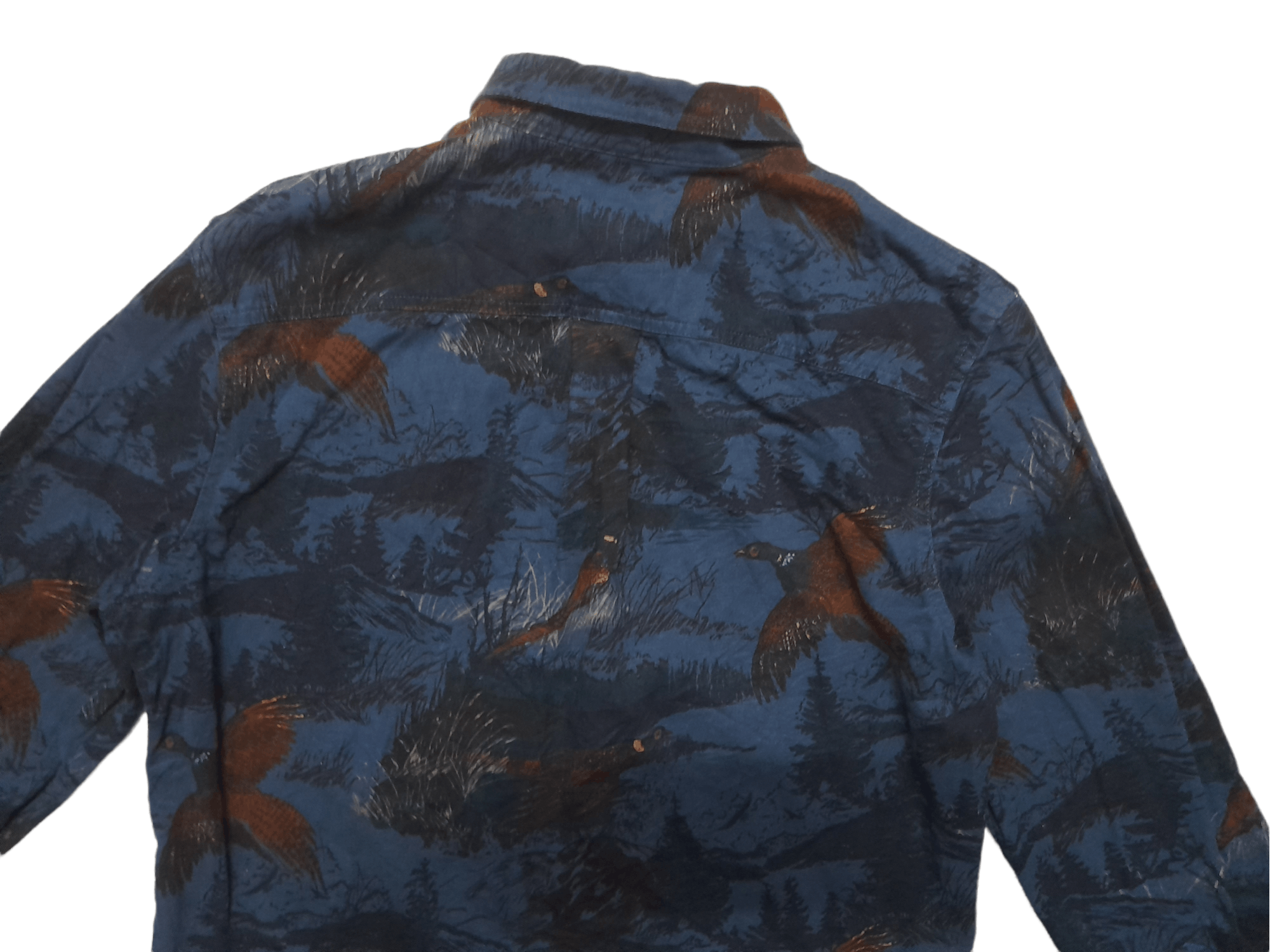 Croft & Barrow Croft & Barrow Full Print Button Down Shirt Phoenix (E108) Size US M / EU 48-50 / 2 - 6 Thumbnail