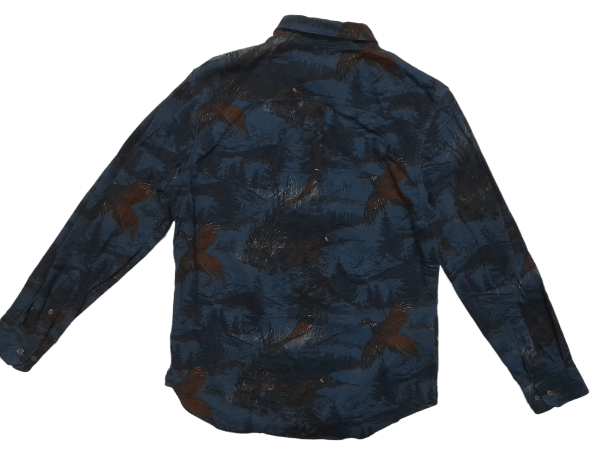 Croft & Barrow Croft & Barrow Full Print Button Down Shirt Phoenix (E108) Size US M / EU 48-50 / 2 - 5 Thumbnail