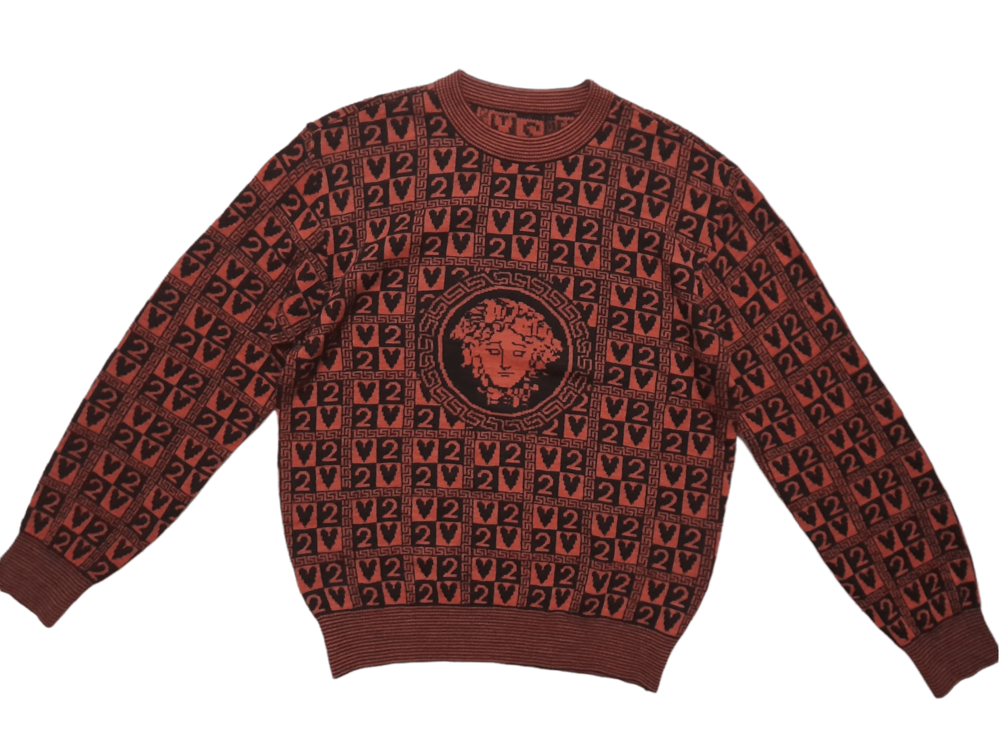 Japanese Brand × Other V2 Monogram Knitwear (E111) Size US M / EU 48-50 / 2 - 1 Thumbnail