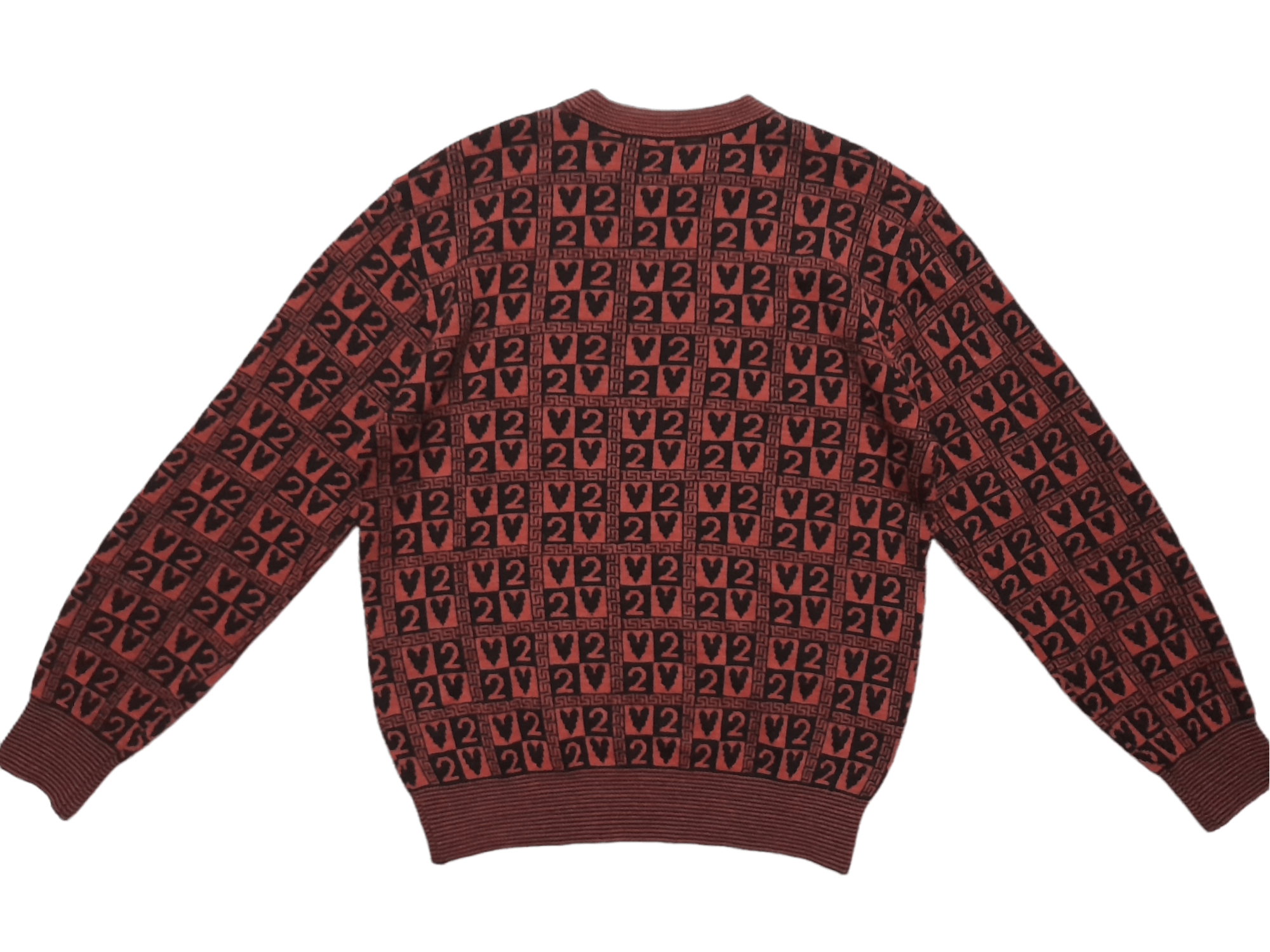 Japanese Brand × Other V2 Monogram Knitwear (E111) Size US M / EU 48-50 / 2 - 3 Thumbnail