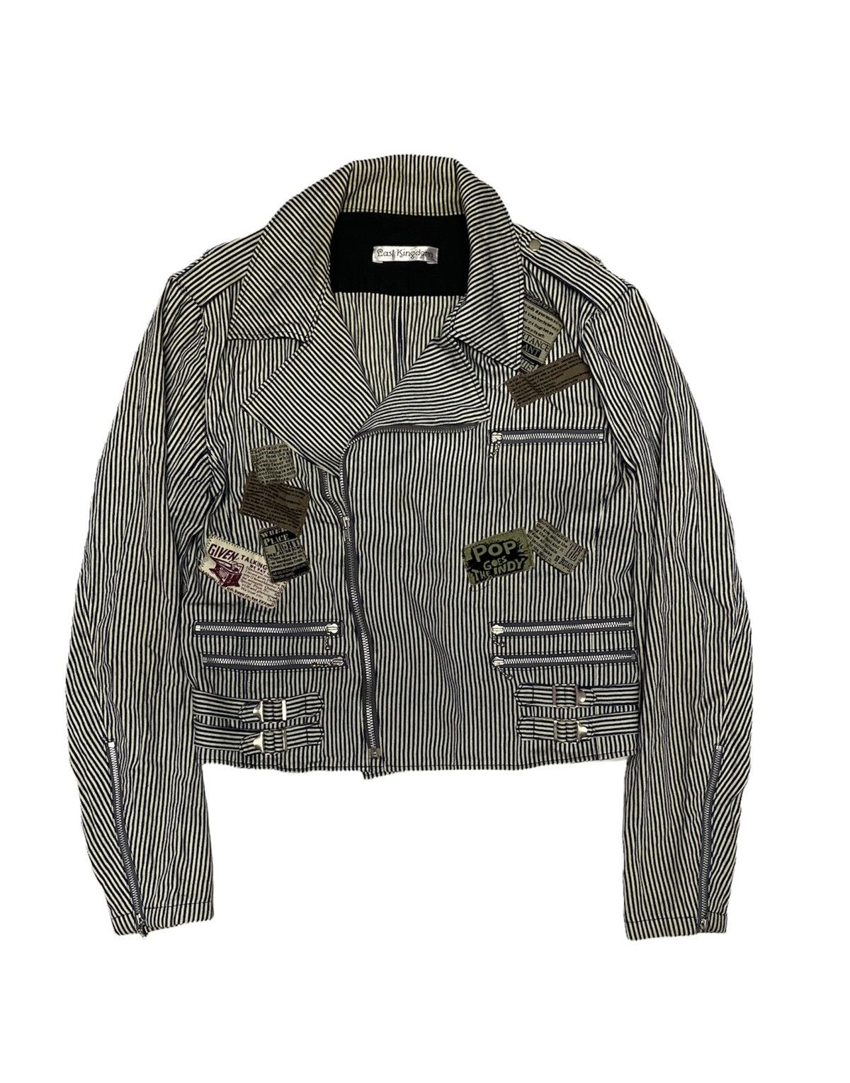 20471120 1990s Last kingdom japan patch punk rider jacket Size US S / EU 44-46 / 1 - 1 Thumbnail