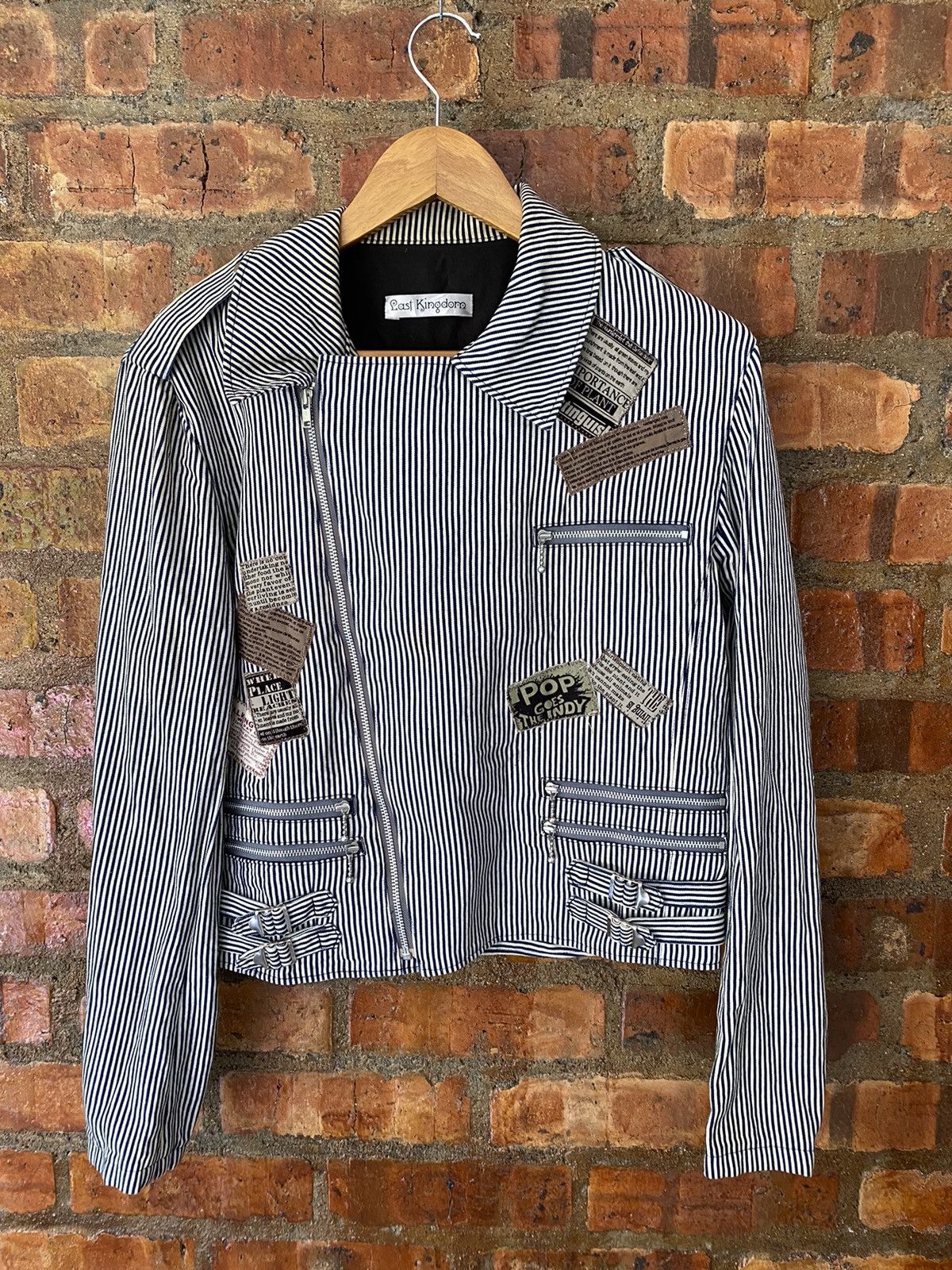20471120 1990s Last kingdom japan patch punk rider jacket Size US S / EU 44-46 / 1 - 2 Thumbnail